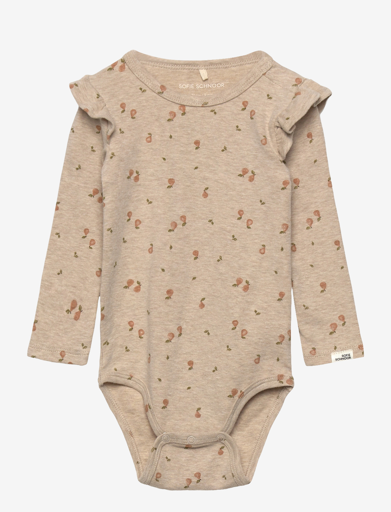 Sofie Schnoor Baby and Kids - DicteSB Bodystocking - langärmelige bodys - beige melange - 0