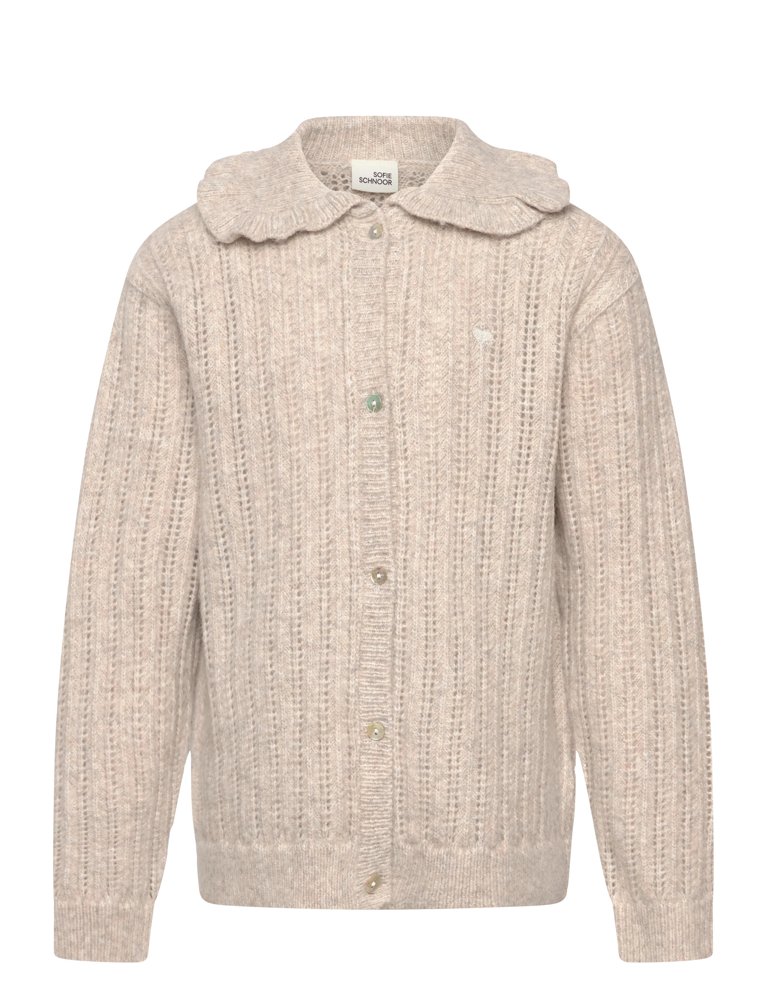 Sofie Schnoor Baby and Kids HENNYSK CARDIGAN - Cardigans - ECRU MELANGE / beige