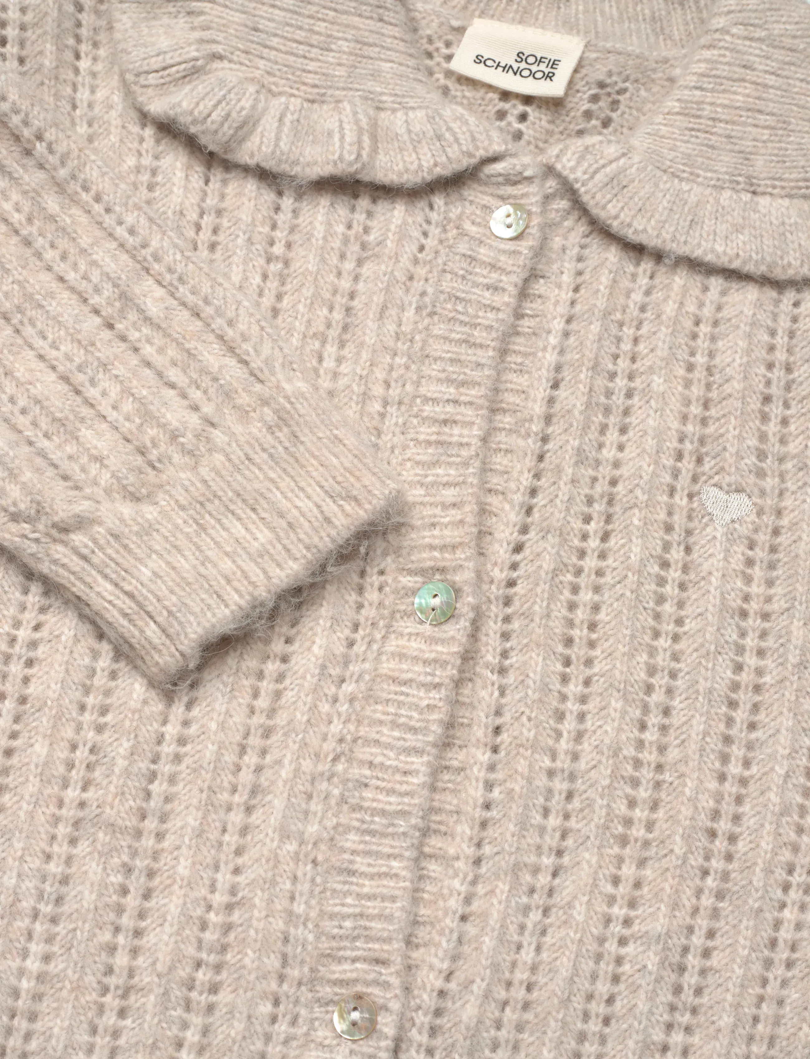 Sofie Schnoor Baby and Kids - HENNYSK CARDIGAN - kardiganid - ecru melange - 2