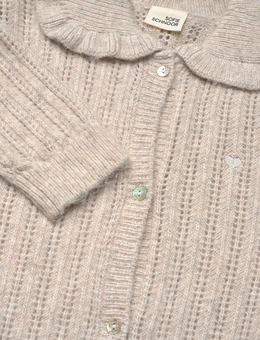 Sofie Schnoor Baby and Kids - HENNYSK CARDIGAN - cardigans - ecru melange - 2