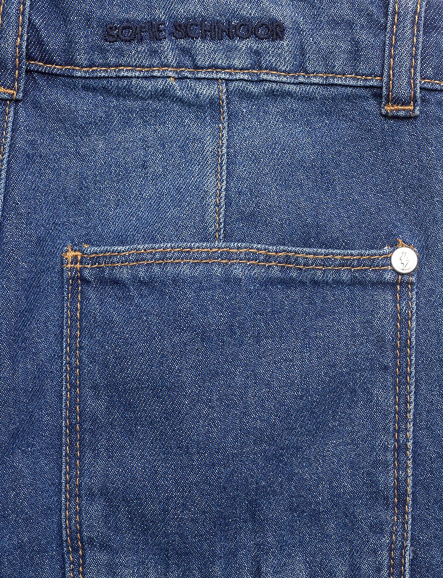 Sofie Schnoor Baby and Kids - FAISASK JEANS - hosen mit weitem bein - denim blue - 4