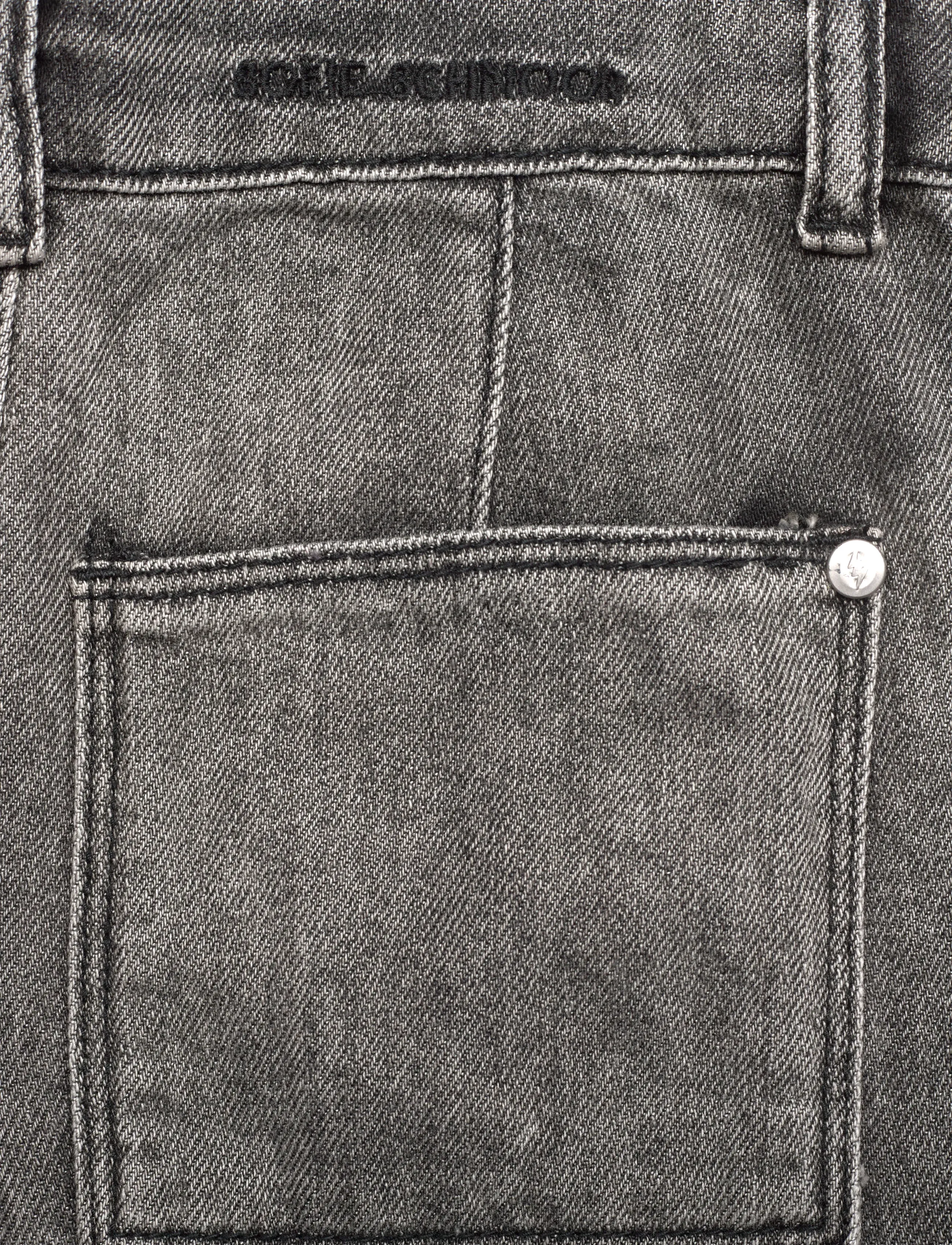 Sofie Schnoor Baby and Kids - FAISASK JEANS - laia säärega teksad - grey - 4