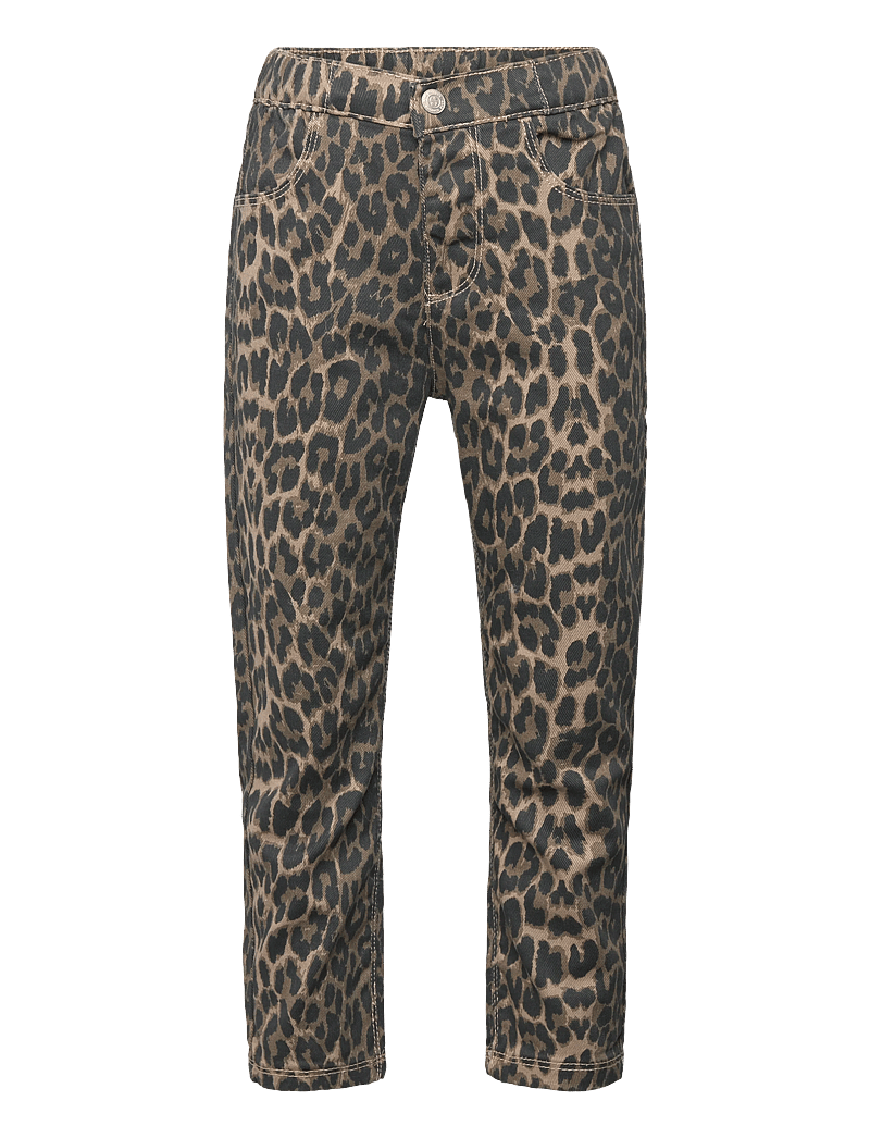 Sofie Schnoor Baby and Kids - NEIKASK TROUSERS - tavalised teksad - light brown leopard - 0