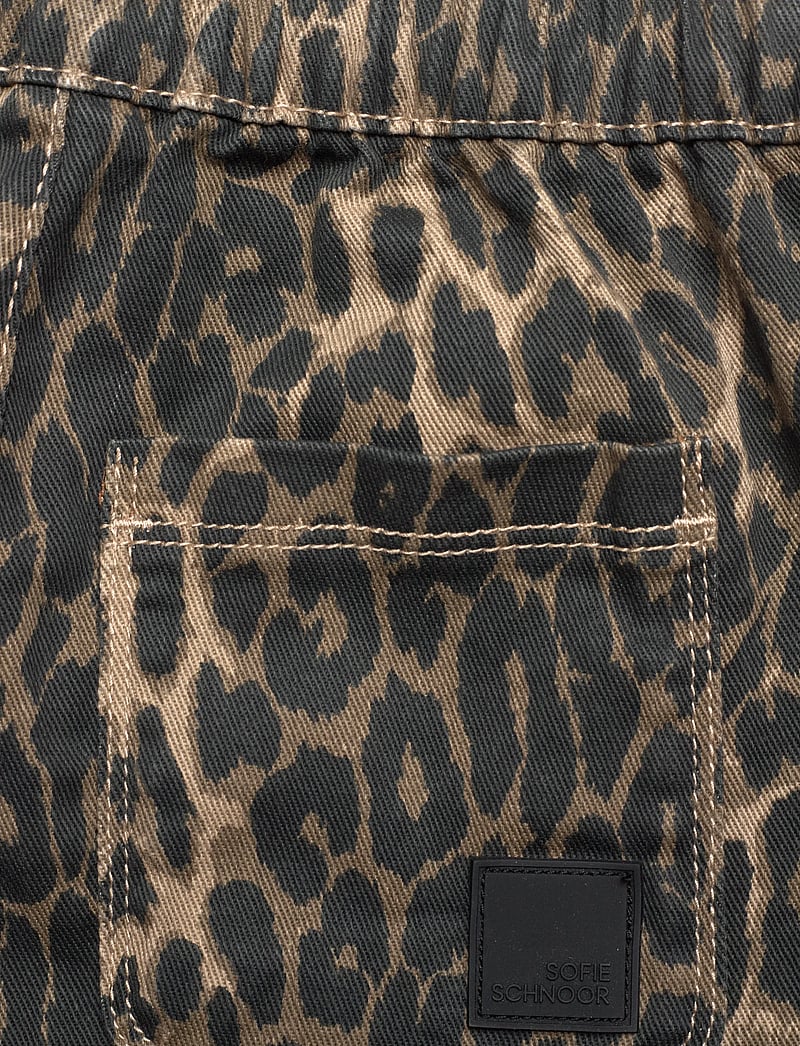 Sofie Schnoor Baby and Kids - NEIKASK TROUSERS - tavalised teksad - light brown leopard - 4