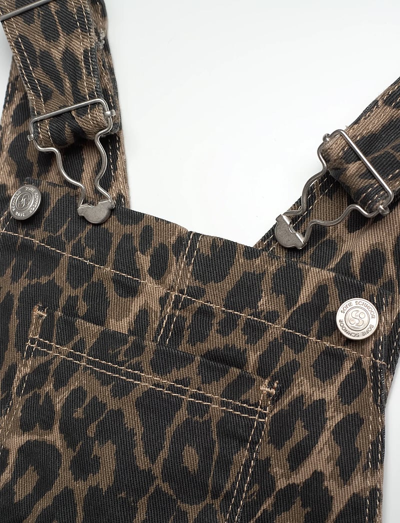 Sofie Schnoor Baby and Kids - LARINSK DRESS - latzkleid - light brown leopard - 2