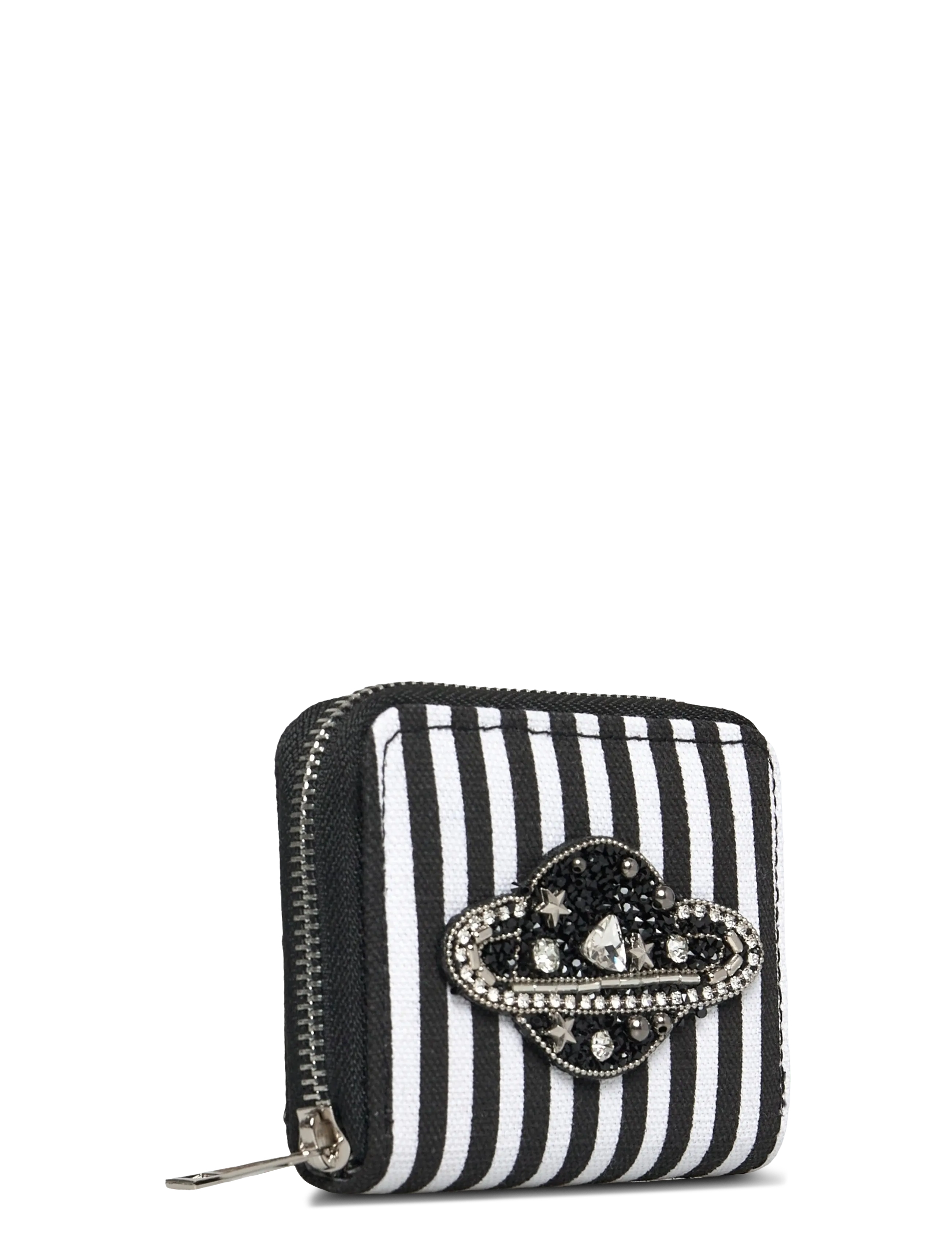 Sofie Schnoor Baby and Kids - ZOESK WALLET - black off white - 3