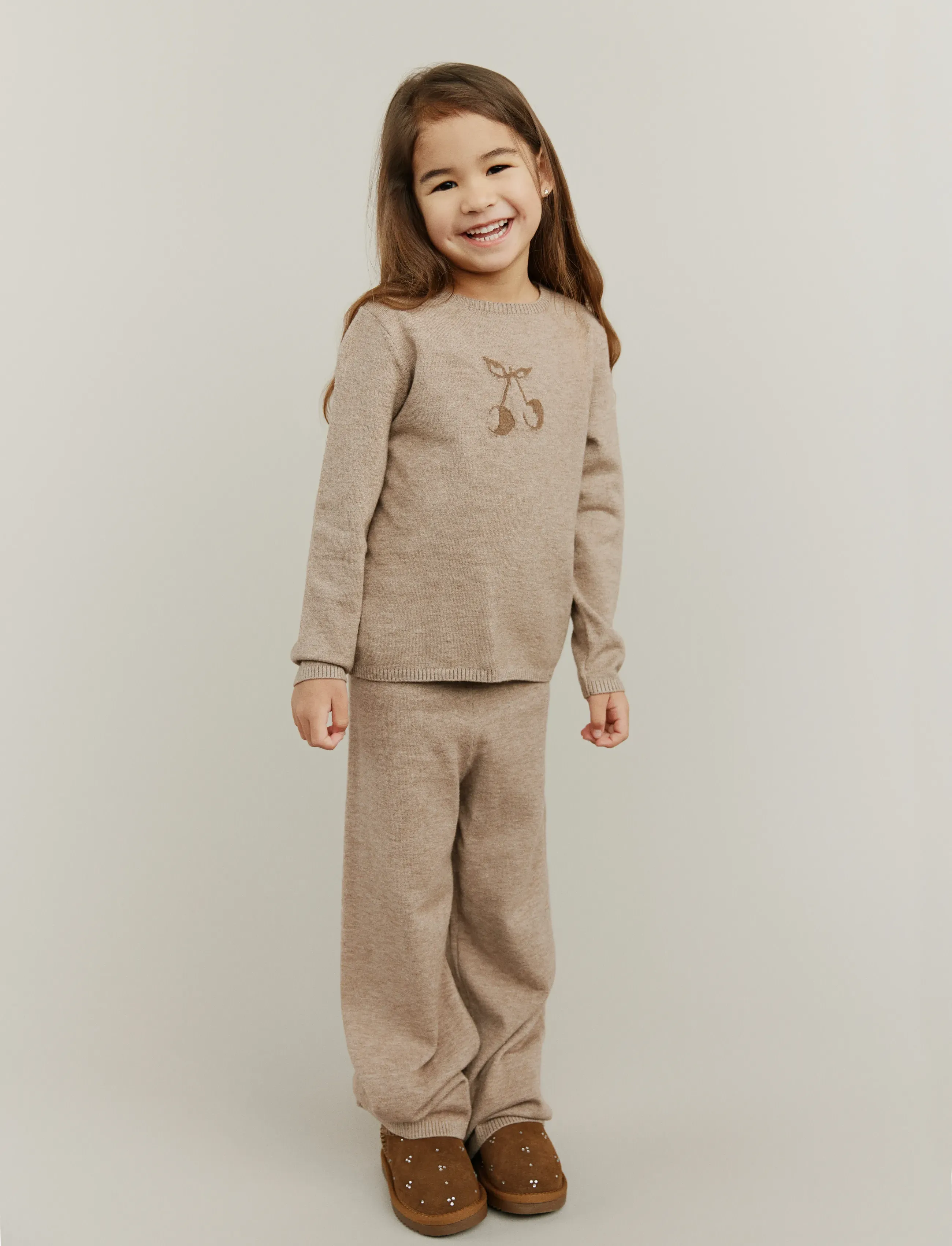 Sofie Schnoor Baby and Kids Lovask Trousers, 110, Unterteile, Braun - Kinder