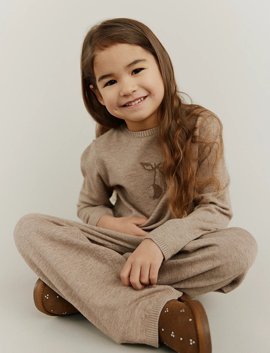 Sofie Schnoor Baby and Kids - LOVASK TROUSERS - bukser - brown melange - 5