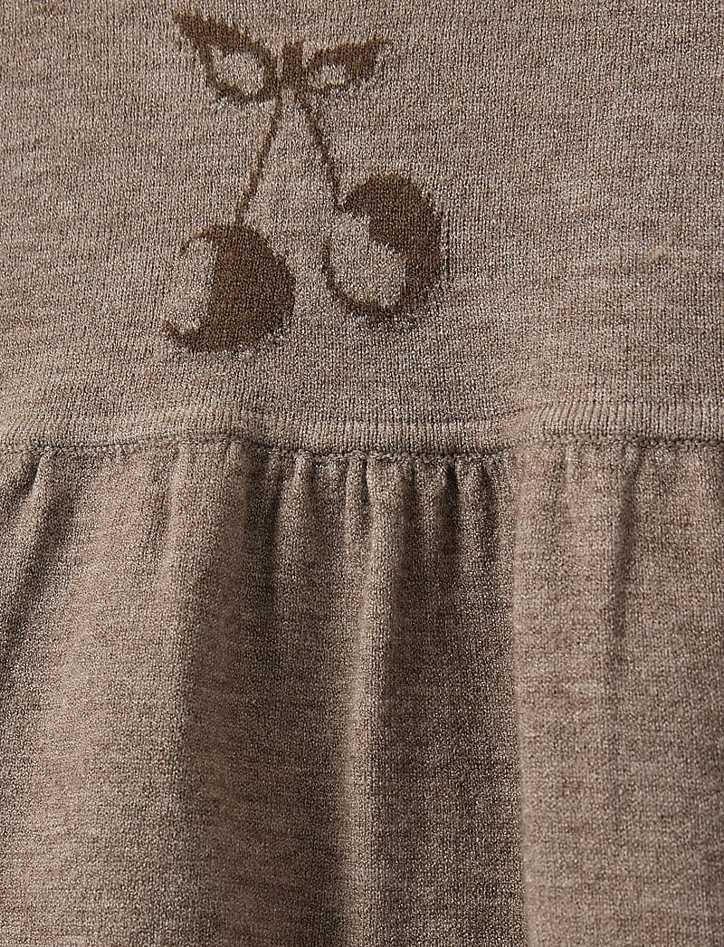 Sofie Schnoor Baby and Kids - DAGNYSB DRESS - långärmade vardagsklänningar - brown melange - 4