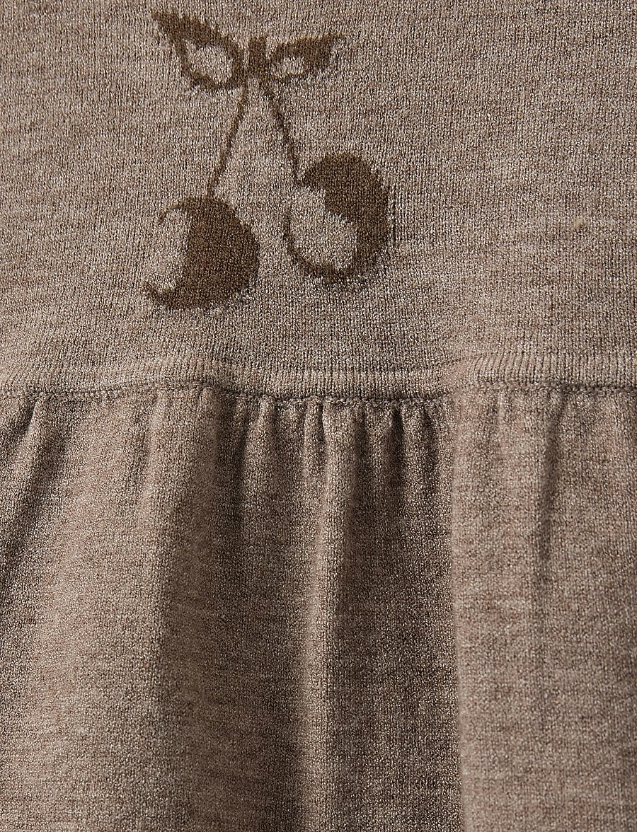 Sofie Schnoor Baby and Kids - DAGNYSB DRESS - langärmelige freizeitkleider - brown melange - 4