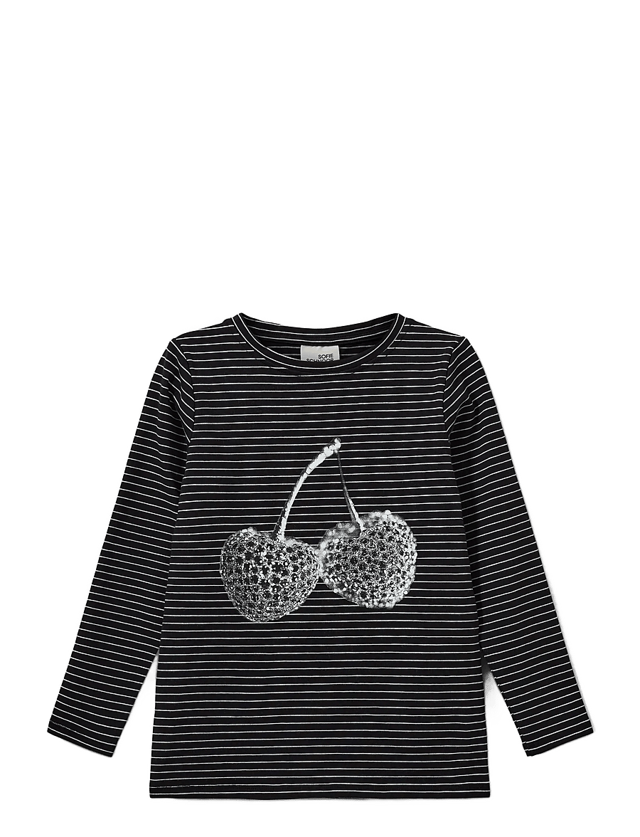 Sofie Schnoor Baby and Kids - RAMITASK T-SHIRT LONG SLEEVE - langärmelig - black - 0