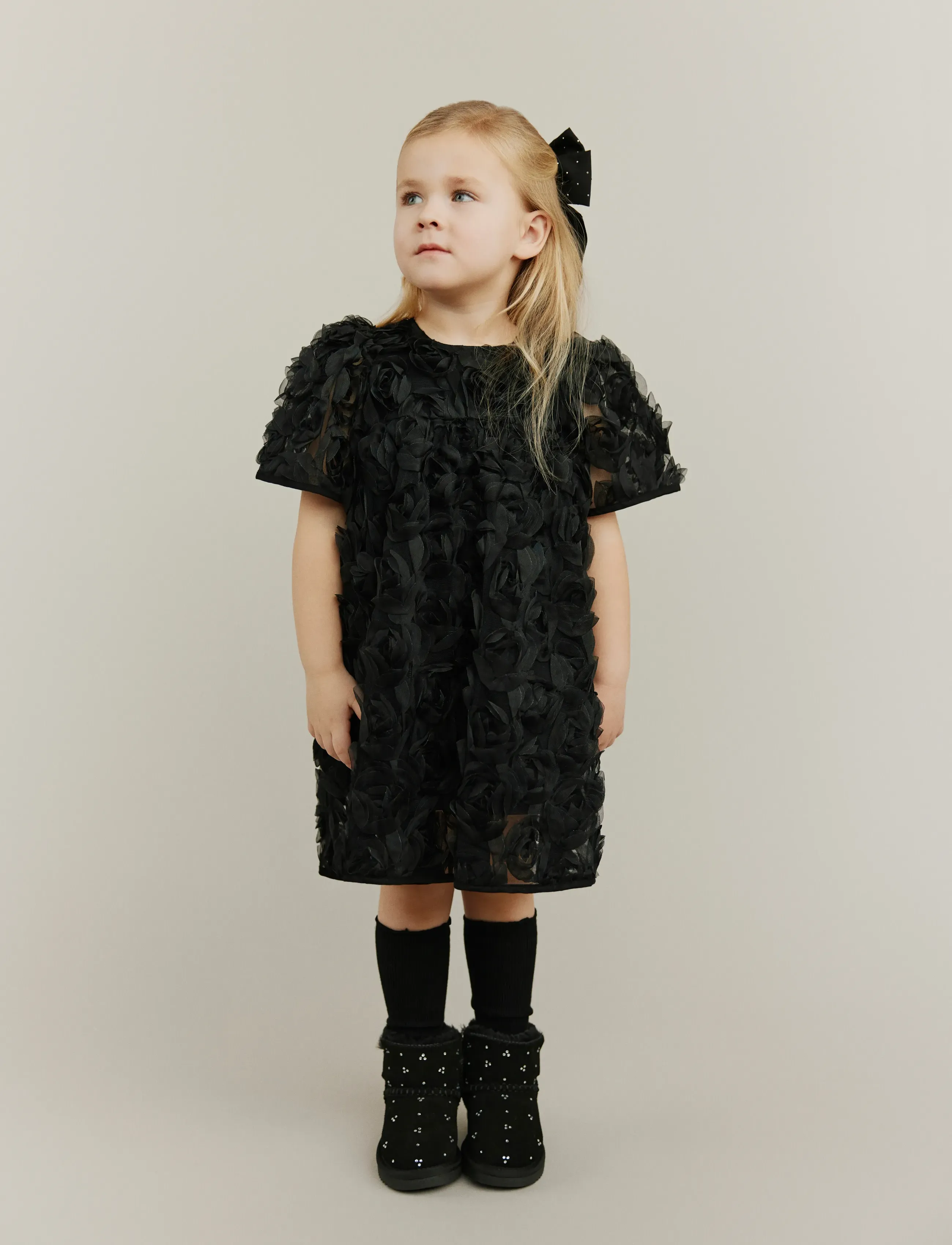 Sofie Schnoor Baby and Kids LISSIESK DRESS - Klänningar & Kjolar - BLACK / black