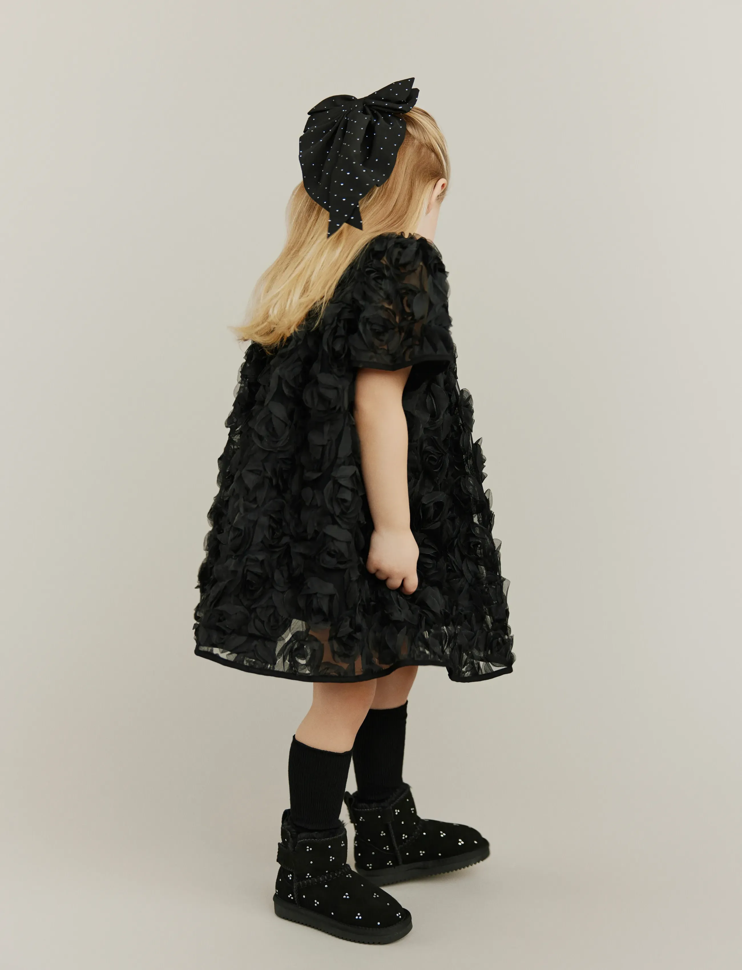 Sofie Schnoor Baby and Kids - LISSIESK DRESS - festkjoler - black - 3