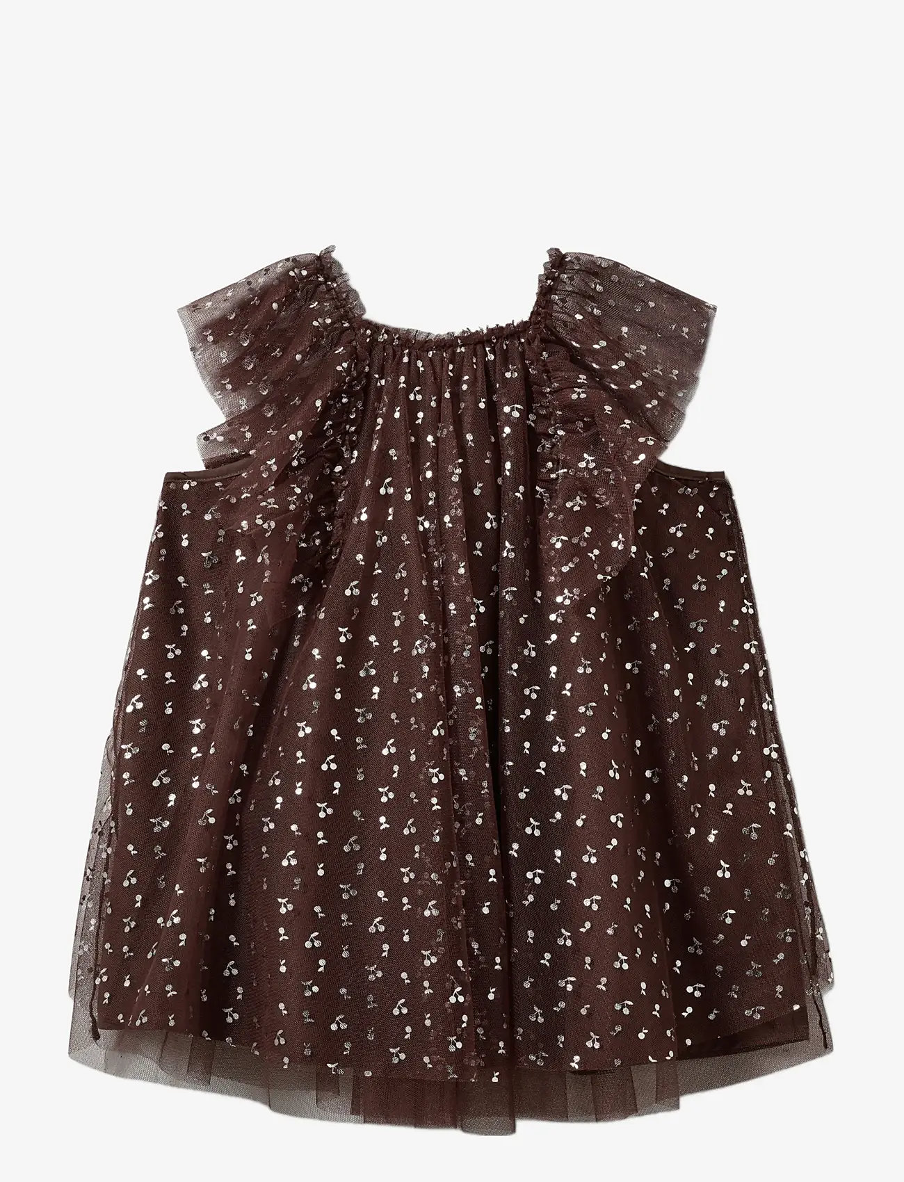 Sofie Schnoor Baby and Kids - BLOSSOMSK DRESS - festklänningar - brown - 2