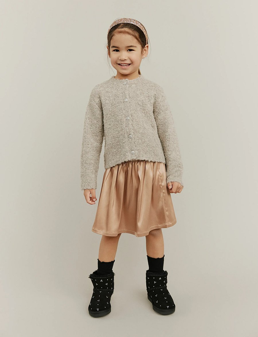 Sofie Schnoor Baby and Kids - KYRASK CARDIGAN - cardigans - deer melange - 0