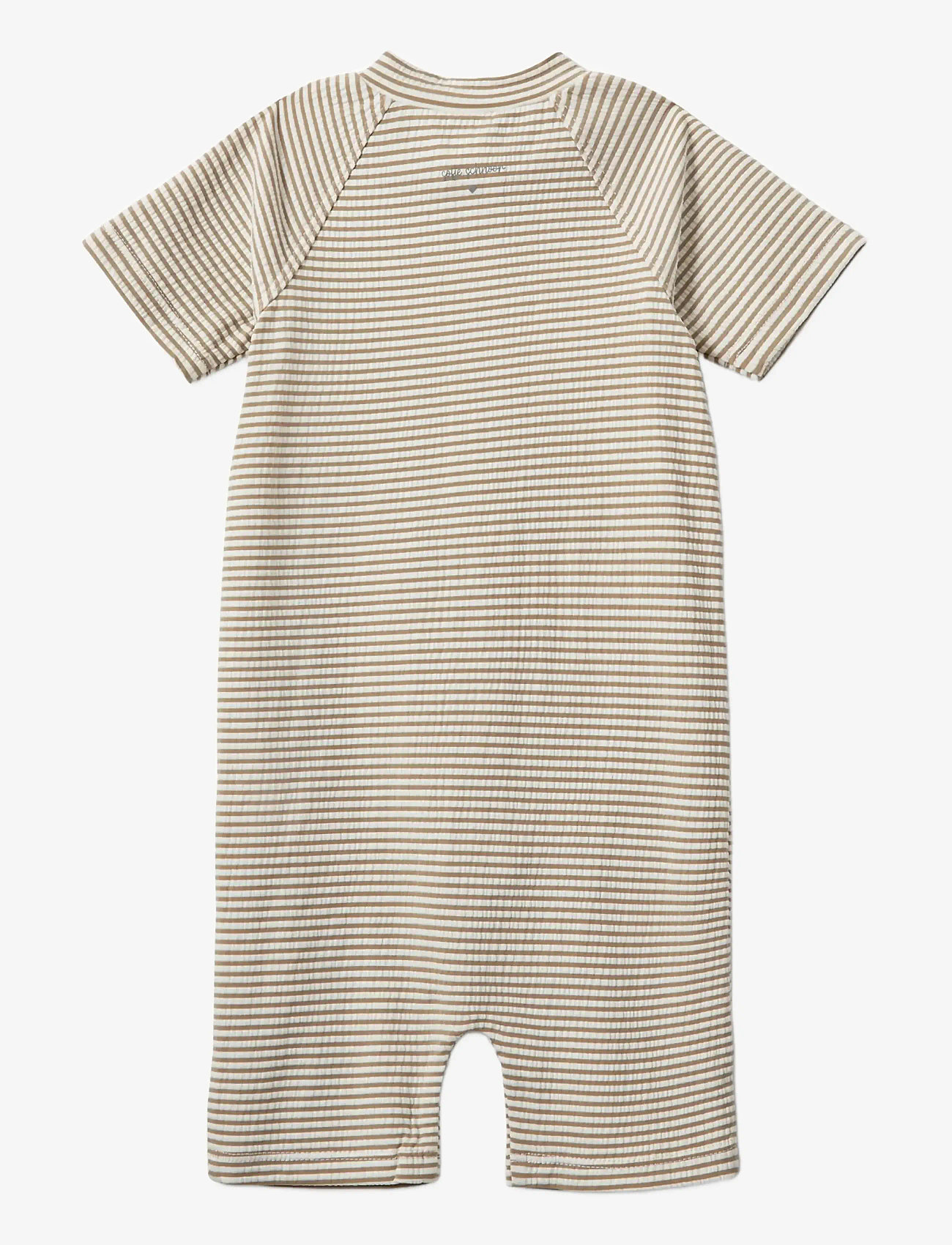 Sofie Schnoor Baby and Kids - TillaKB Swimsuit - gode sommertilbud - warm stone stripe - 1