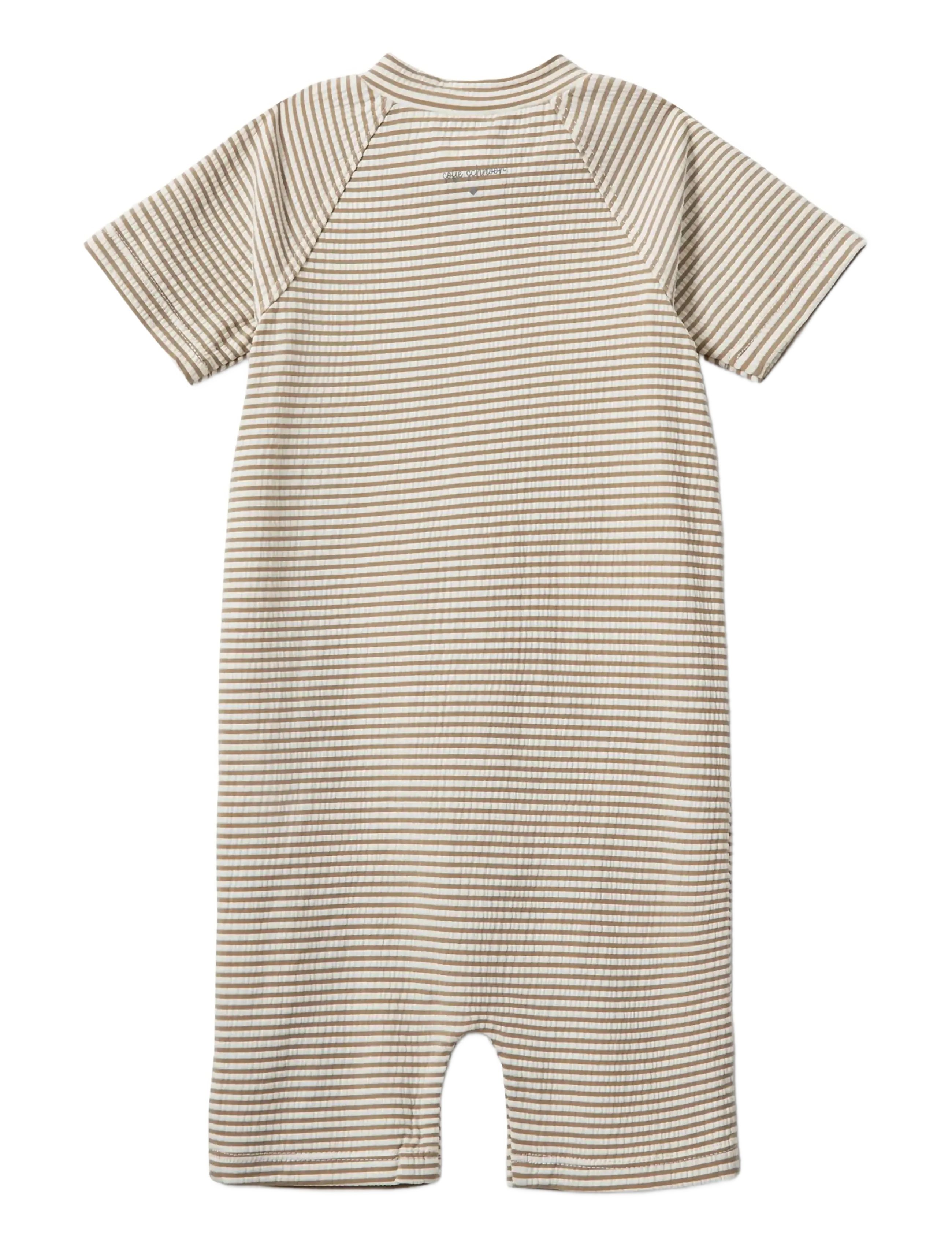 Sofie Schnoor Baby and Kids - TillaKB Swimsuit - vasaros pasiūlymai - warm stone stripe - 1