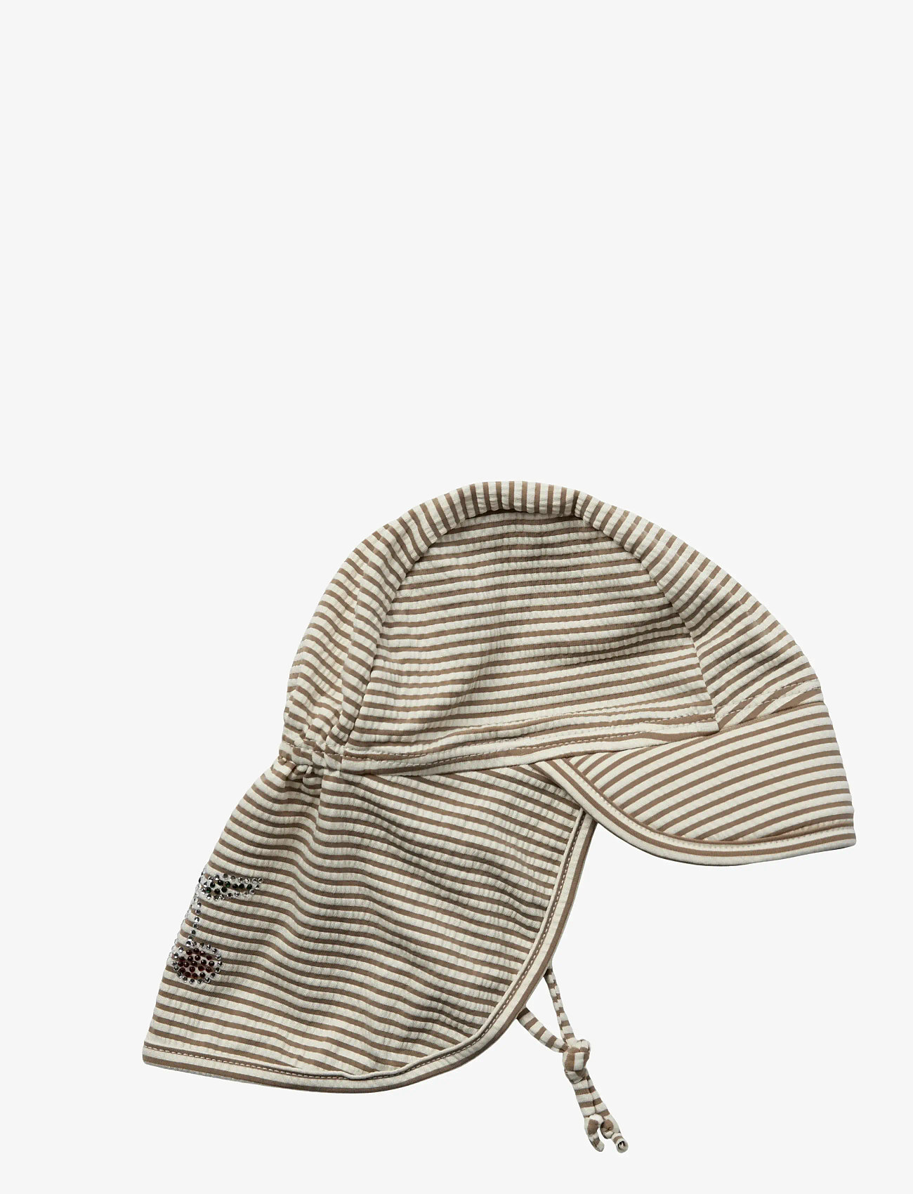 Sofie Schnoor Baby and Kids SisiKB Swim hat - Accessoires - WARM STONE STRIPE / beige