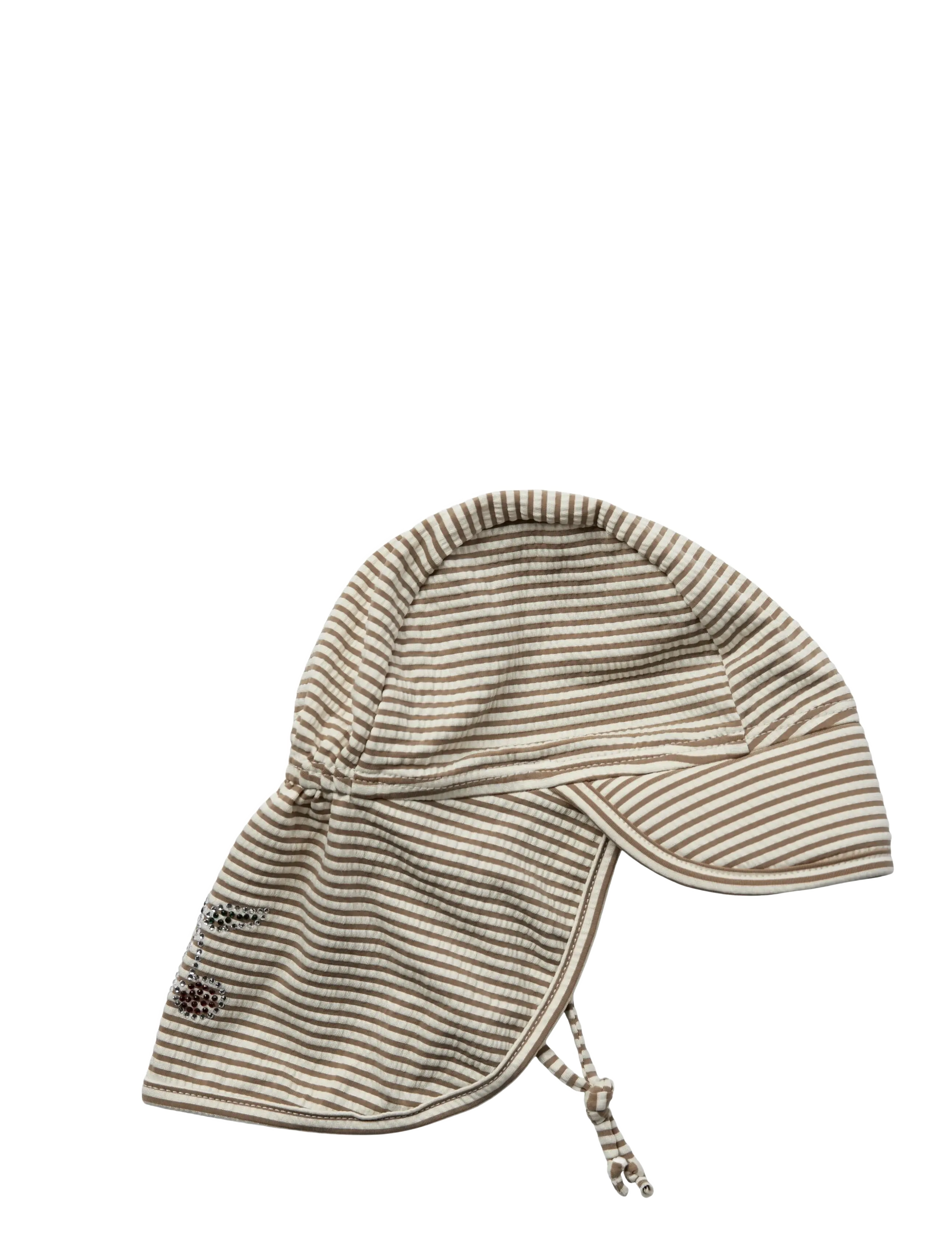 Sofie Schnoor Baby and Kids SisiKB Swim hat - Sun hats - WARM STONE STRIPE / beige