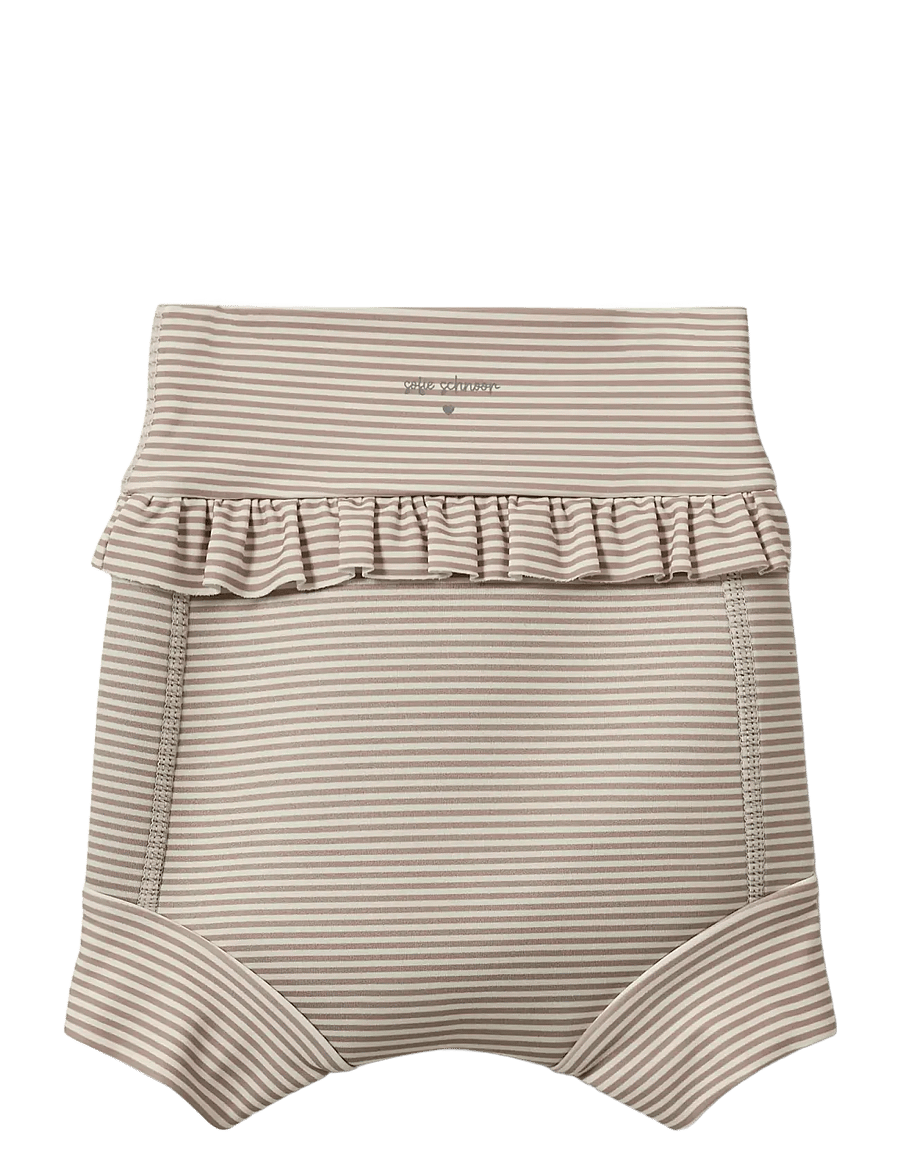 Sofie Schnoor Baby and Kids - BethKB Swim pants - blebadebukser - warm stone stripe - 1