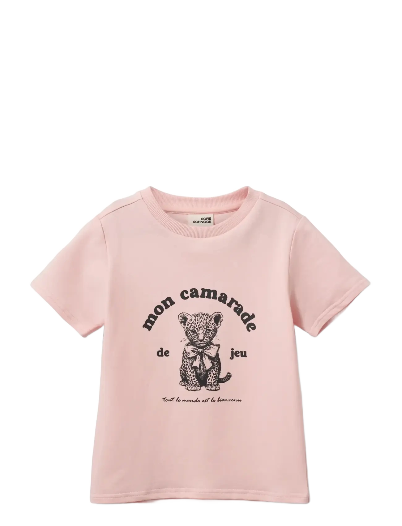 Sofie Schnoor Baby and Kids Elliekb T-Shirt, 98, T-shirts, Rosa - Short-sleeved, Kinder