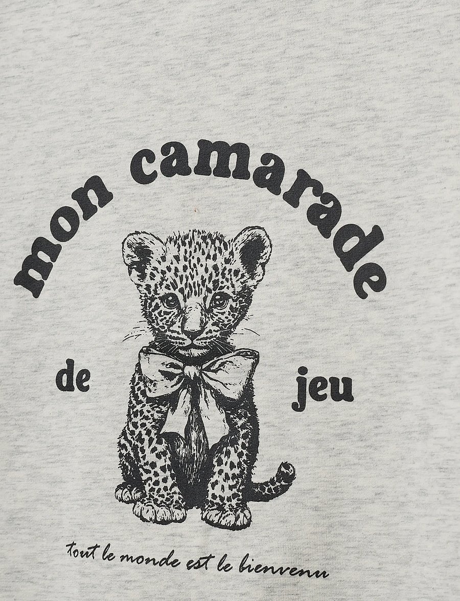 Sofie Schnoor Baby and Kids - EllieKB T-shirt - kurzärmelige - light grey melange - 2