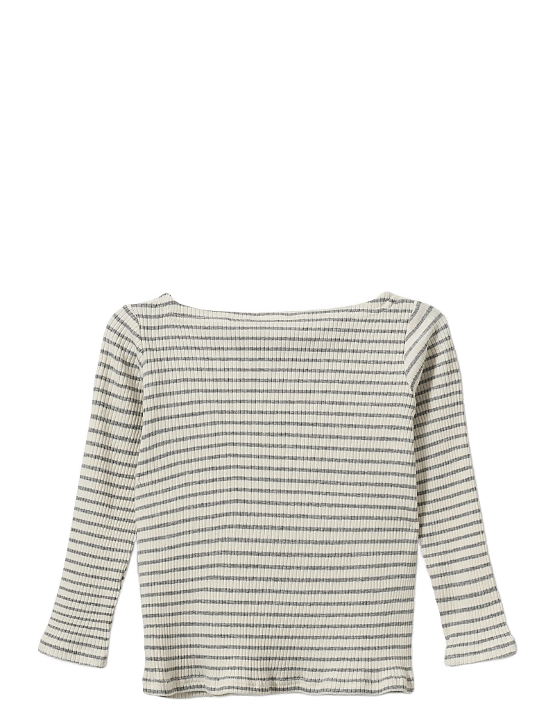 Sofie Schnoor Baby and Kids - StephieKB T-shirt long sleeve - langärmelig - grey striped - 1