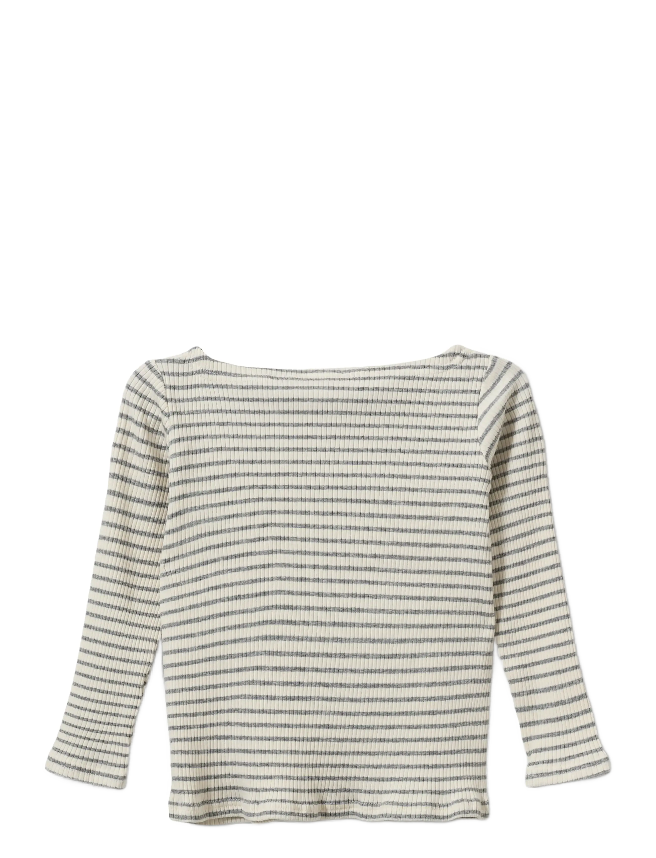 Sofie Schnoor Baby and Kids - StephieKB T-shirt long sleeve - langärmelig - grey striped - 1