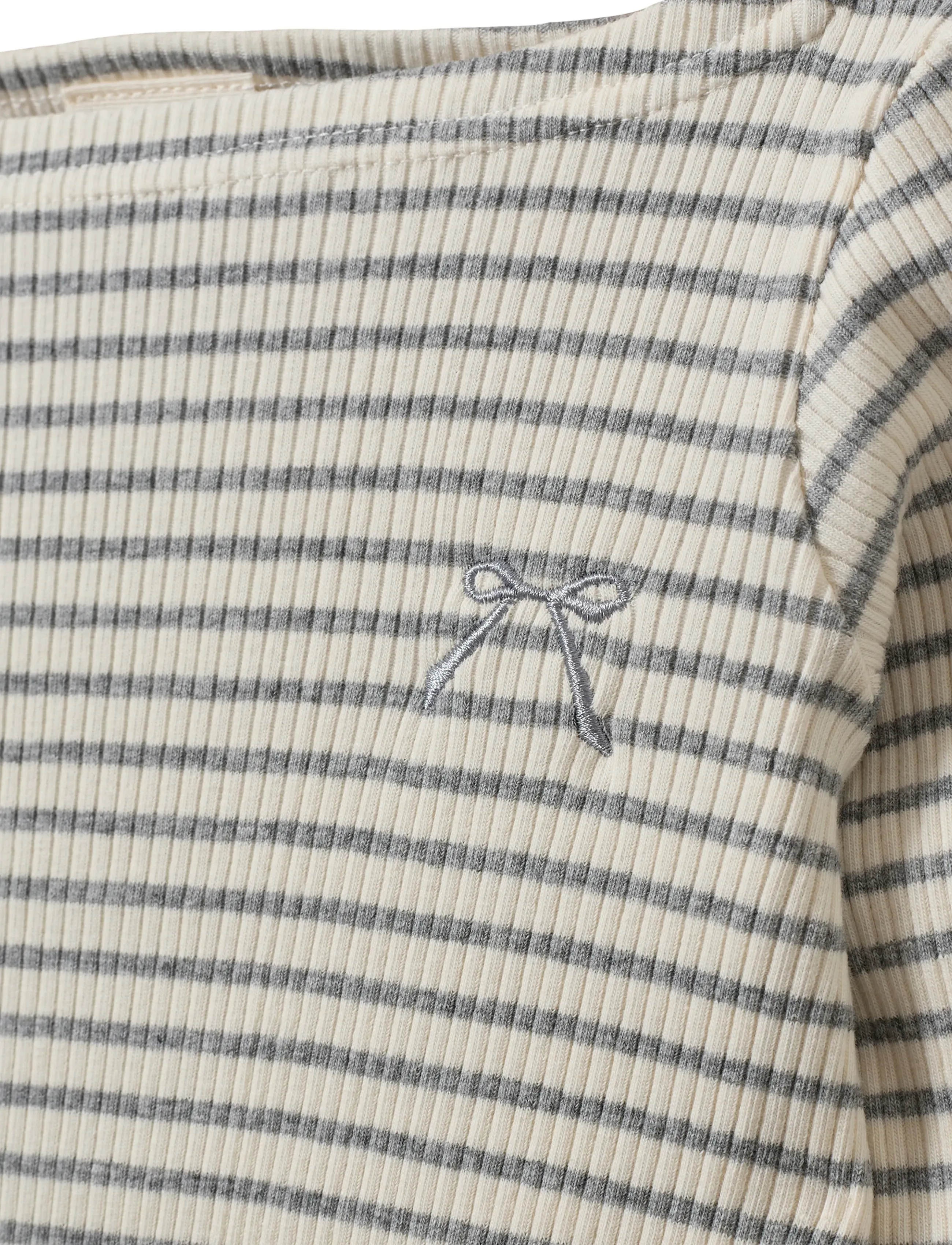 Sofie Schnoor Baby and Kids - StephieKB T-shirt long sleeve - langärmelig - grey striped - 2