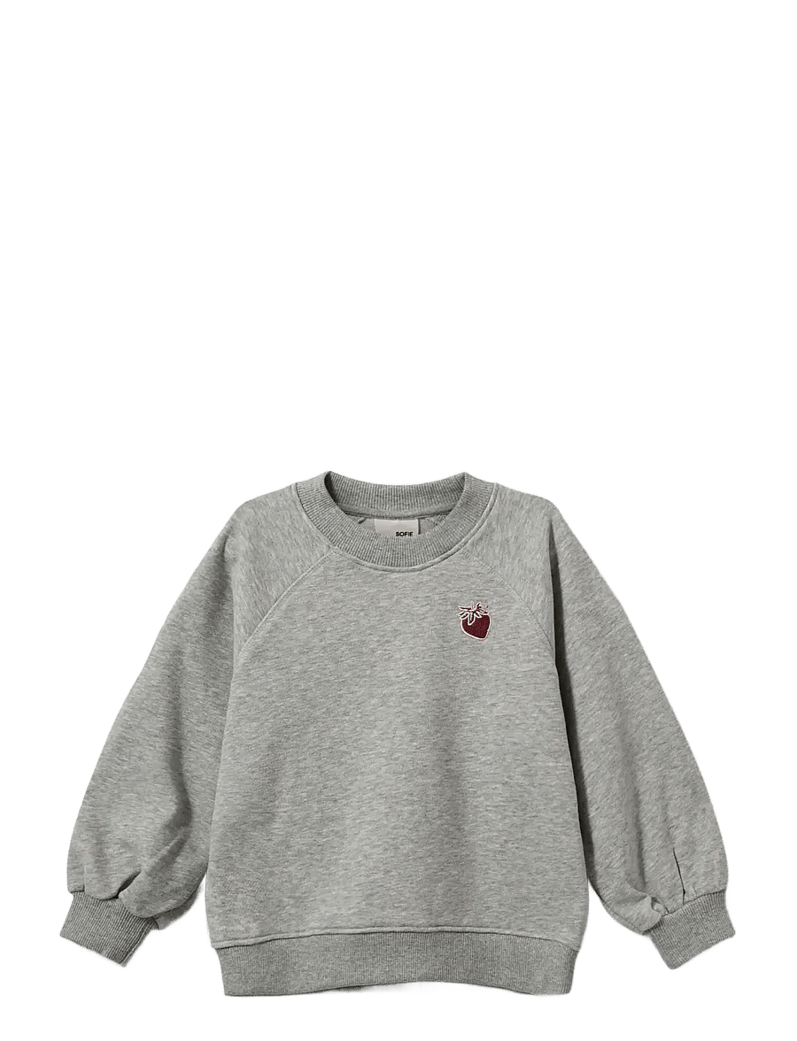 Sofie Schnoor Baby and Kids - ElisKB Sweatshirt - sweatshirts - grey melange - 0
