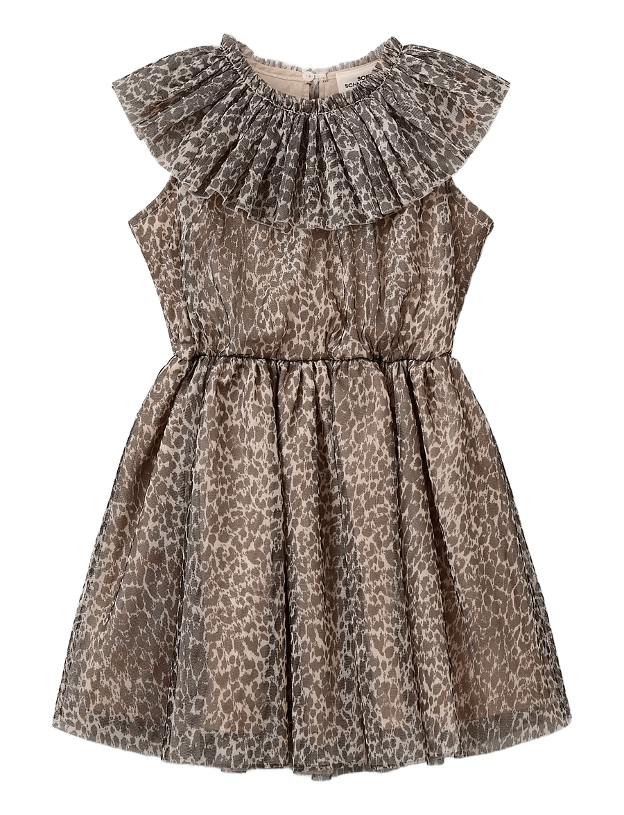 Sofie Schnoor Baby and Kids - JaimeKB Dress - Ærmeløse hverdagskjoler - aop leo light sand - 0