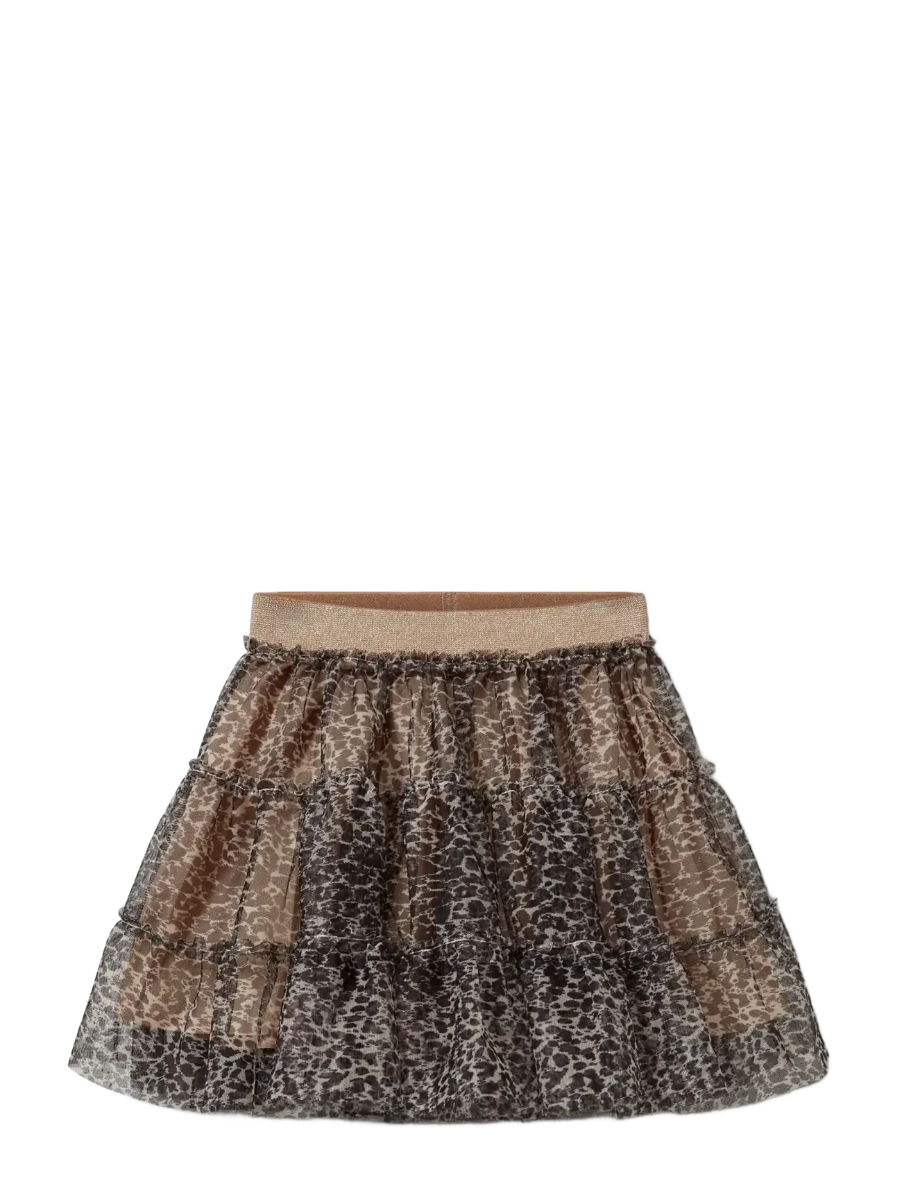 Sofie Schnoor Baby and Kids KammaKB Skirt - Kids 98-134 - AOP LEO LIGHT SAND / multi