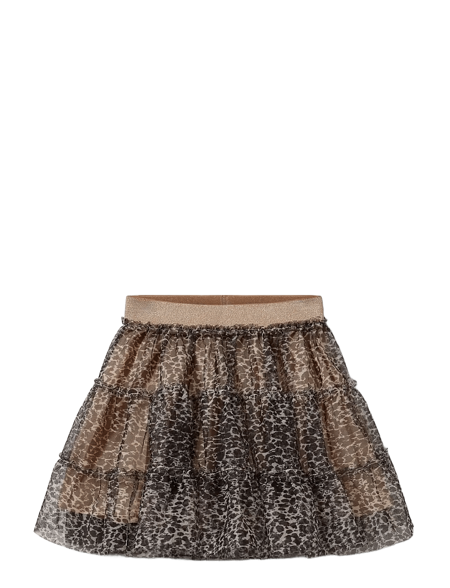 Sofie Schnoor Baby and Kids - KammaKB Skirt - tylnederdel - aop leo light sand - 0