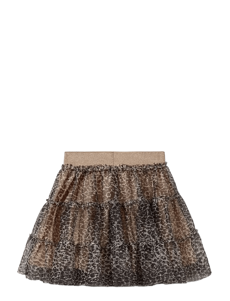 Sofie Schnoor Baby and Kids - KammaKB Skirt - tylnederdel - aop leo light sand - 1