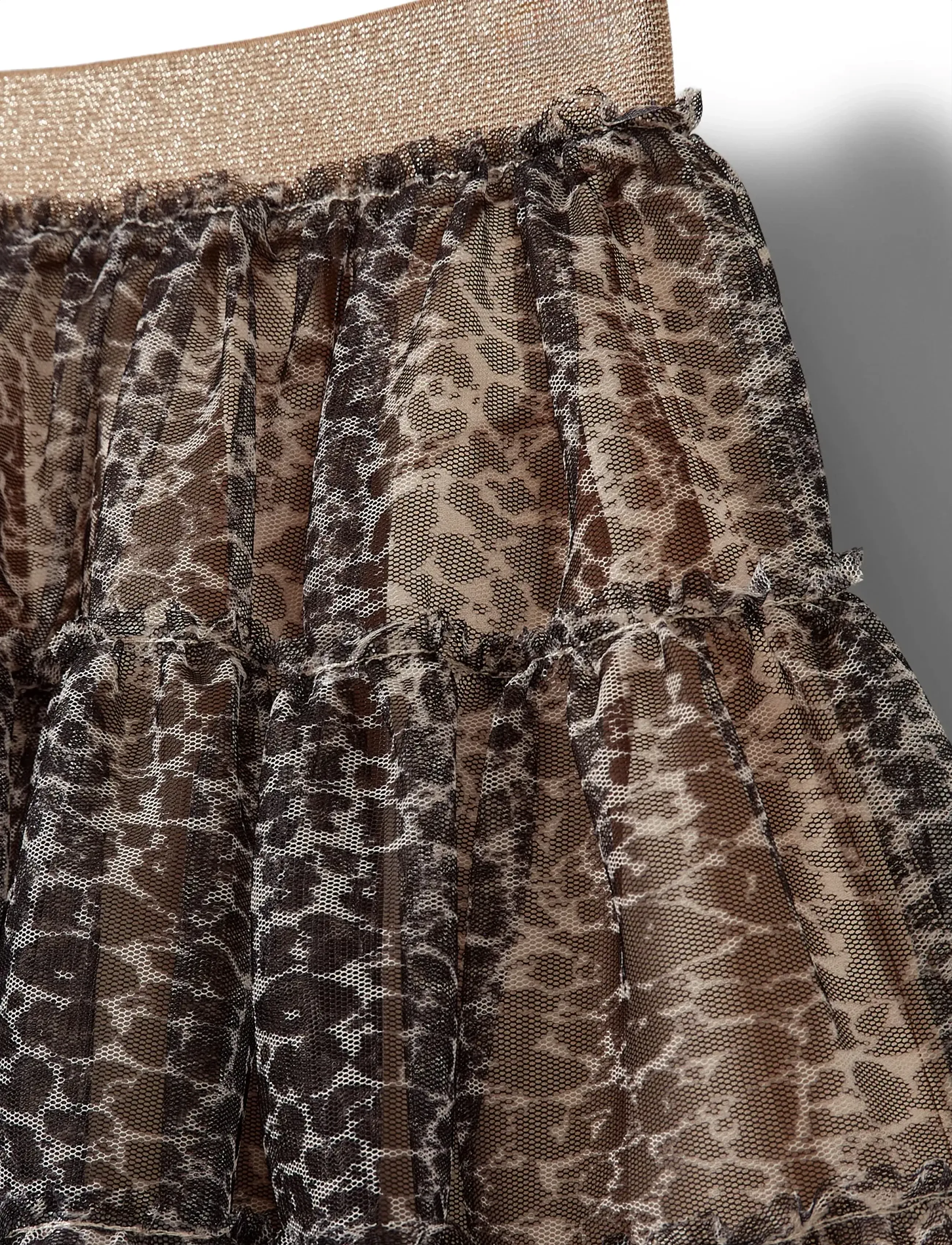 Sofie Schnoor Baby and Kids - KammaKB Skirt - kjolar - aop leo light sand - 2