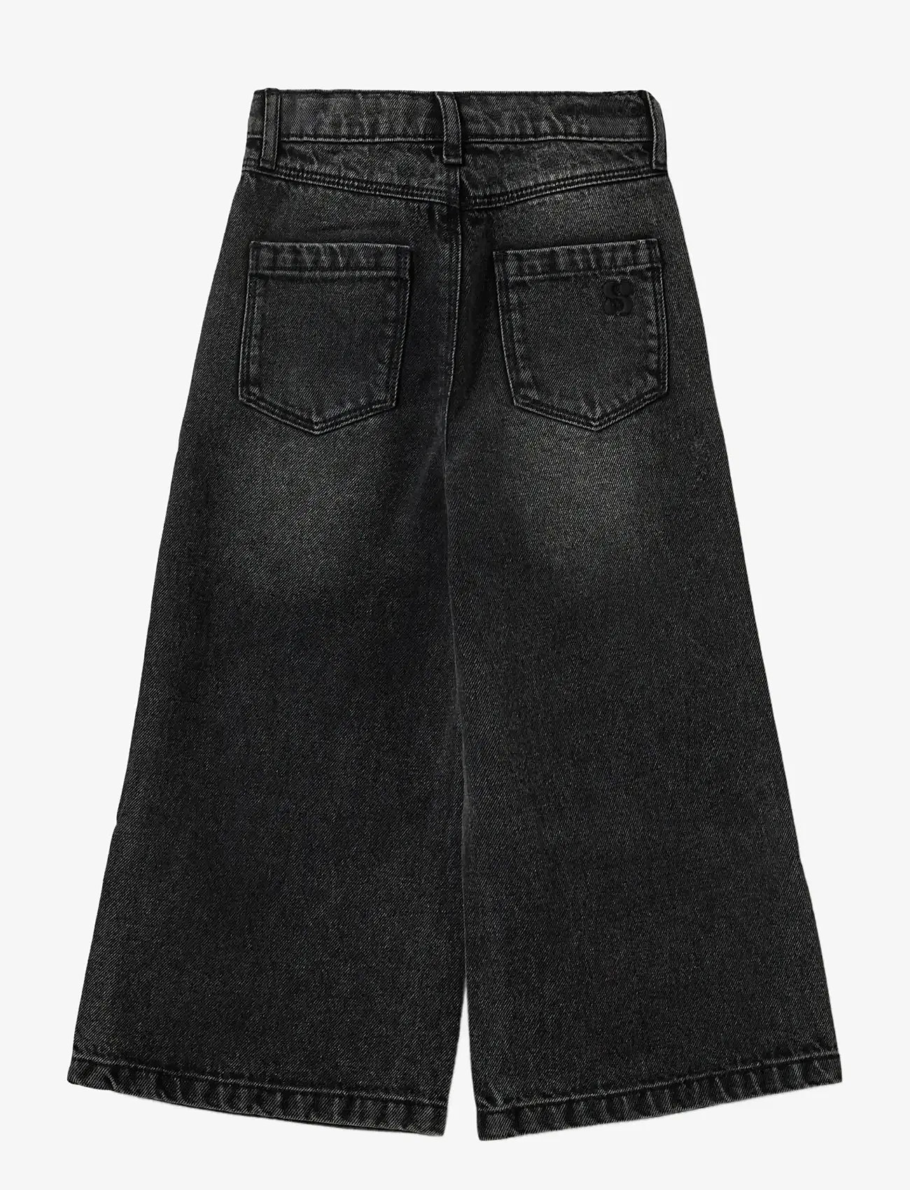 Sofie Schnoor Baby and Kids - GemmaKB Jeans - brede jeans - washed black - 1