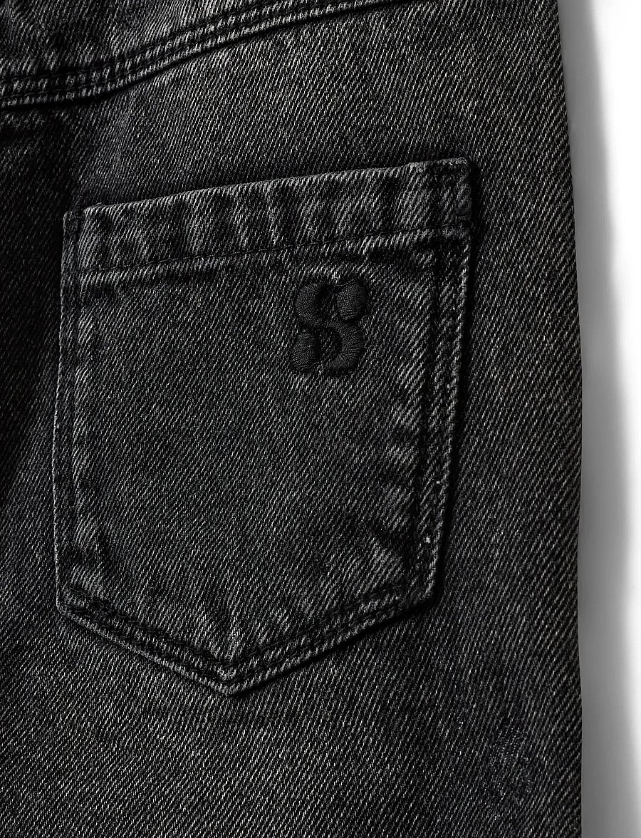 Sofie Schnoor Baby and Kids - GemmaKB Jeans - pantalons larges - washed black - 2
