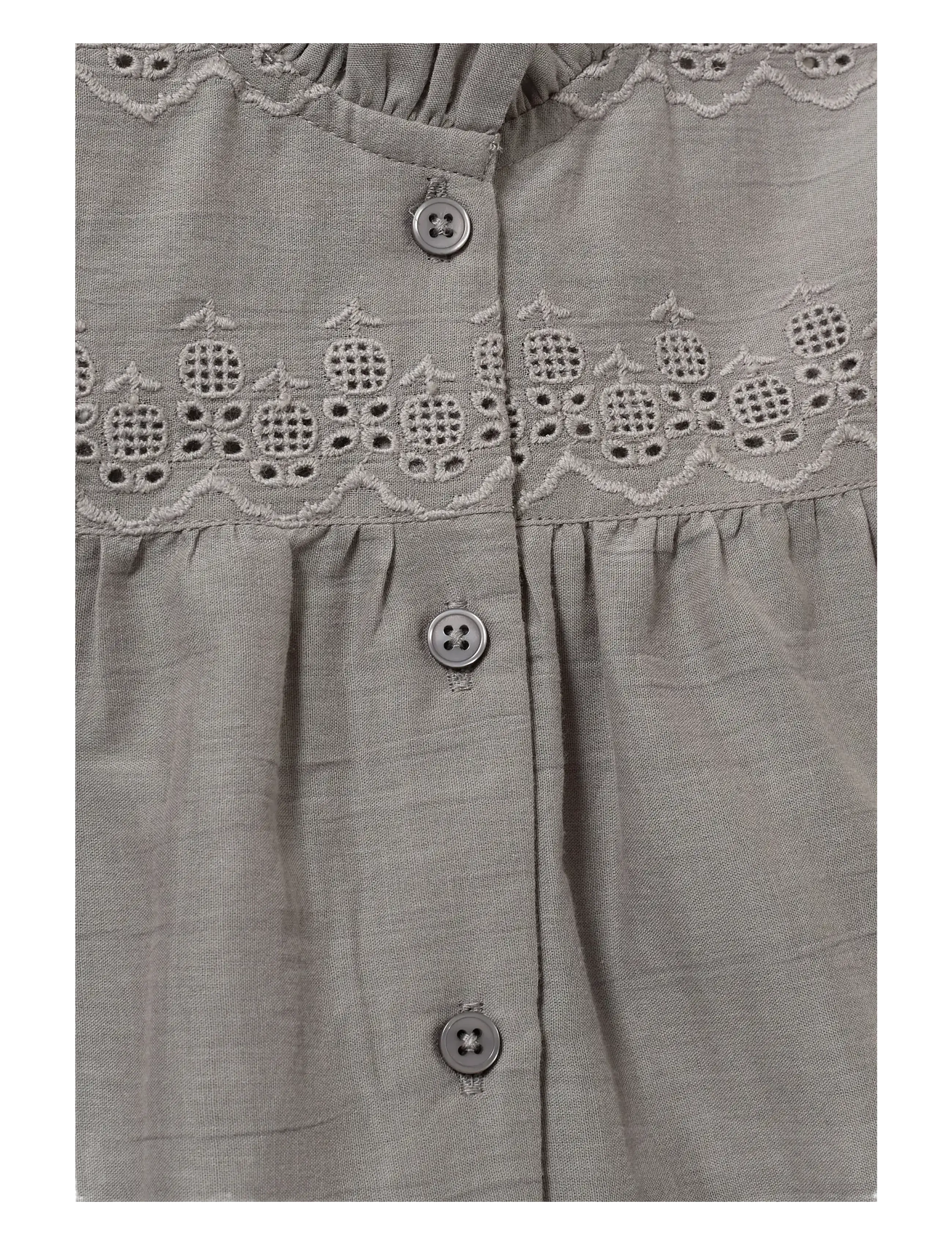 Sofie Schnoor Baby and Kids - DagmarKB Shirt - blouses & tunics - stone grey - 2