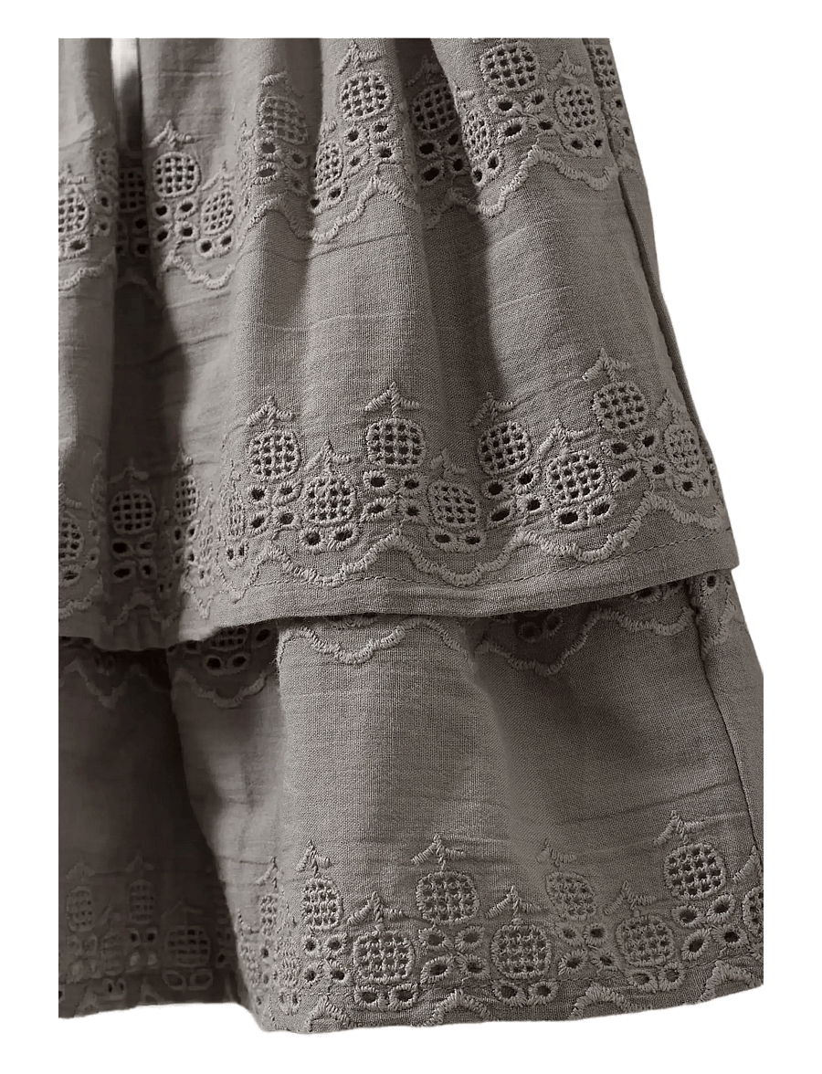 Sofie Schnoor Baby and Kids - SiggyKB Skirt - korte nederdele - stone grey - 2