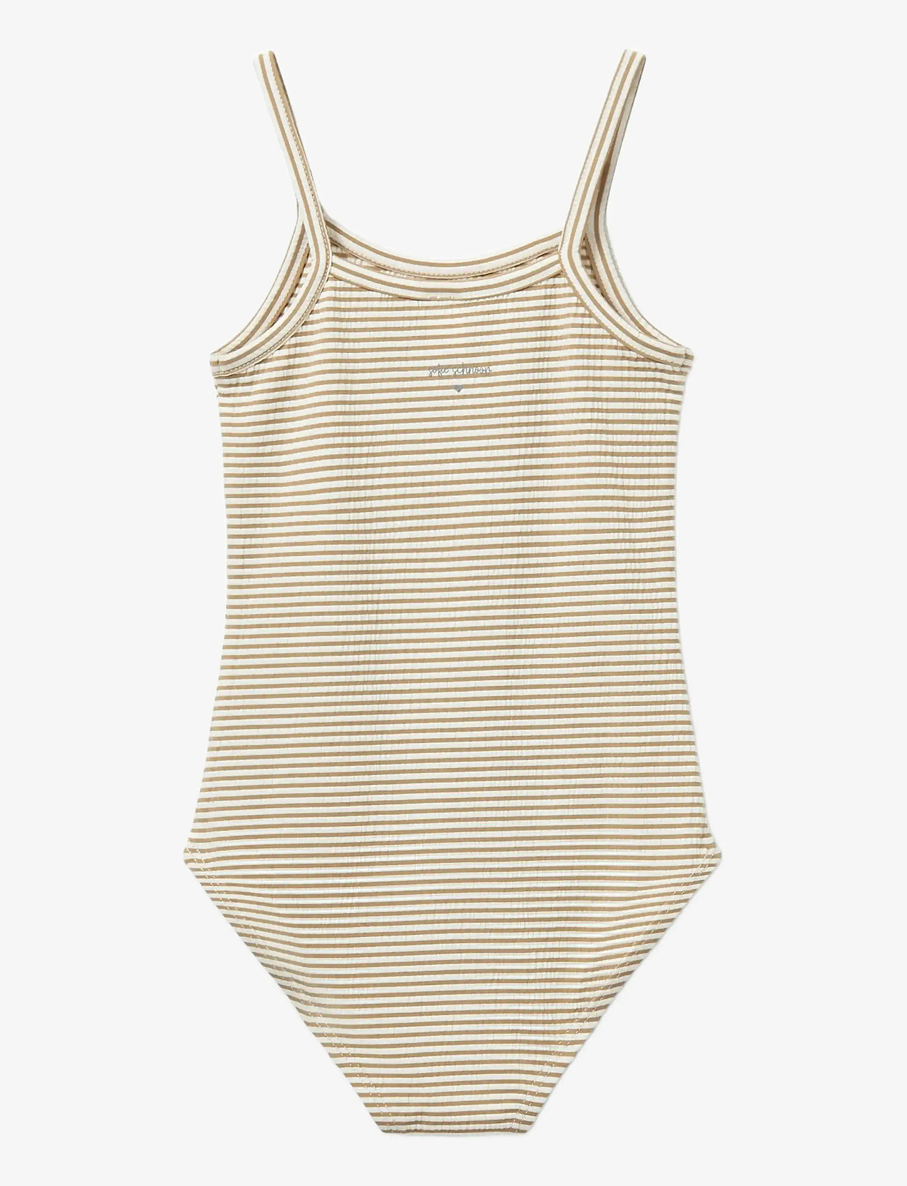 Sofie Schnoor Baby and Kids - PollyKB Swimsuit - ujumistrikood - warm stone stripe - 1