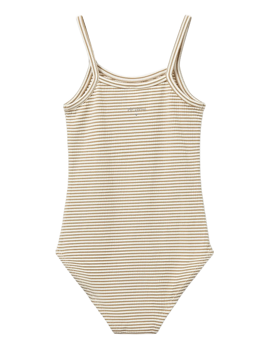Sofie Schnoor Baby and Kids - PollyKB Swimsuit - badeanzüge - warm stone stripe - 1