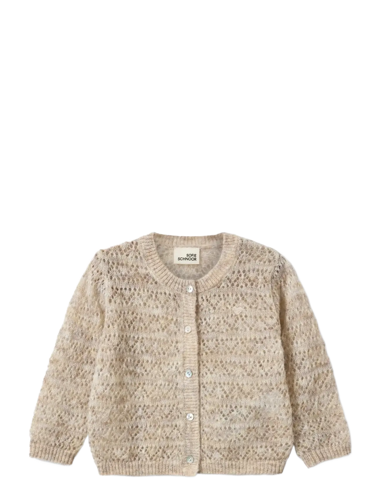 Sofie Schnoor Baby and Kids HennyKB Cardigan - Lapsed 98–134 - BEIGE / beige