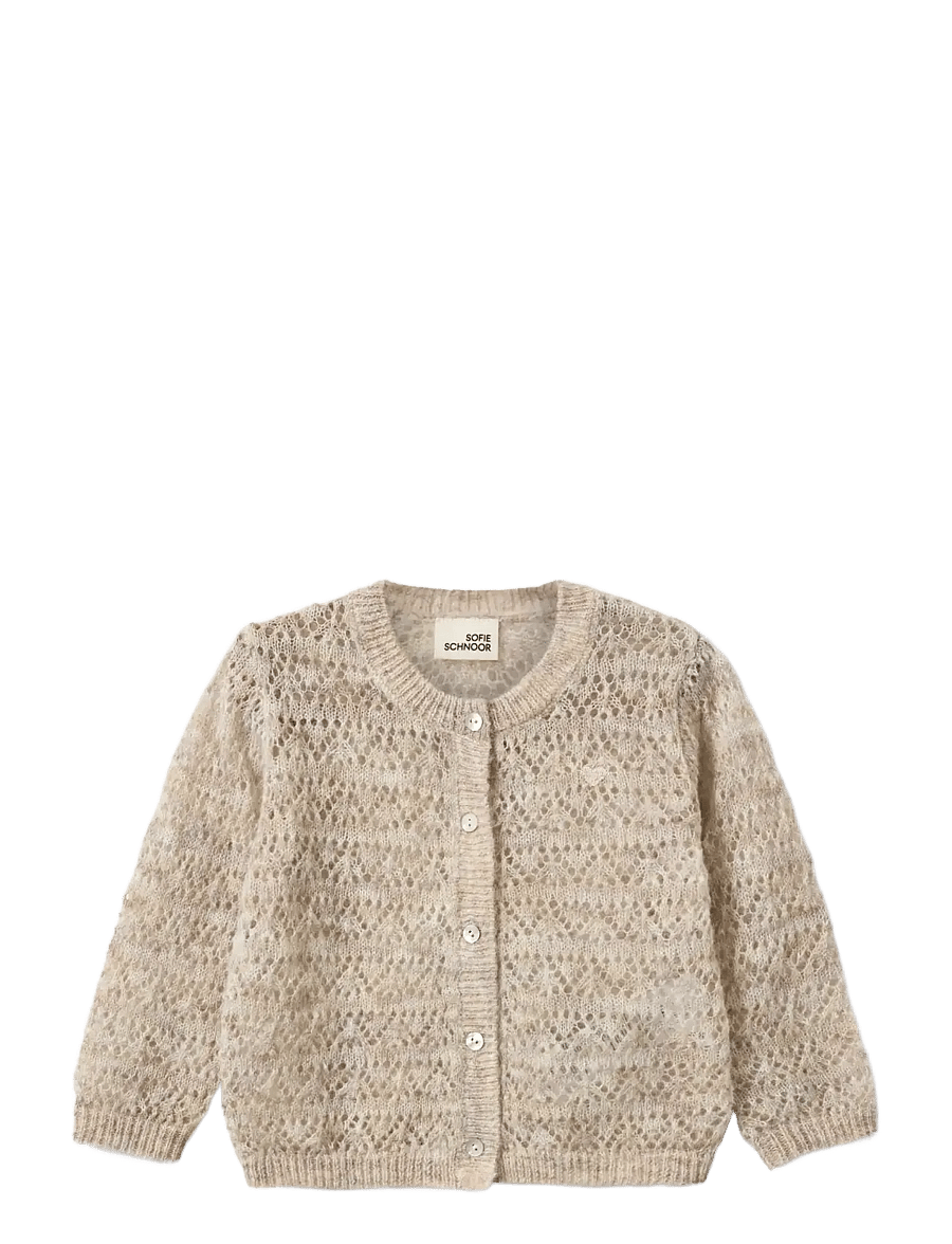 Sofie Schnoor Baby and Kids - HennyKB Cardigan - cardigans - beige - 0