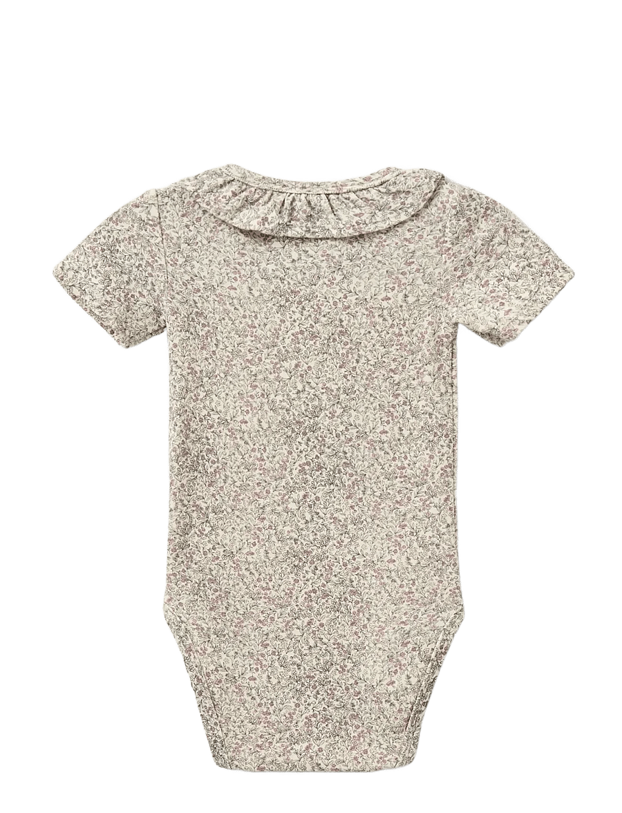 Sofie Schnoor Baby and Kids - DicteKB Bodystocking - kortärmade bodies - aop flower - 1