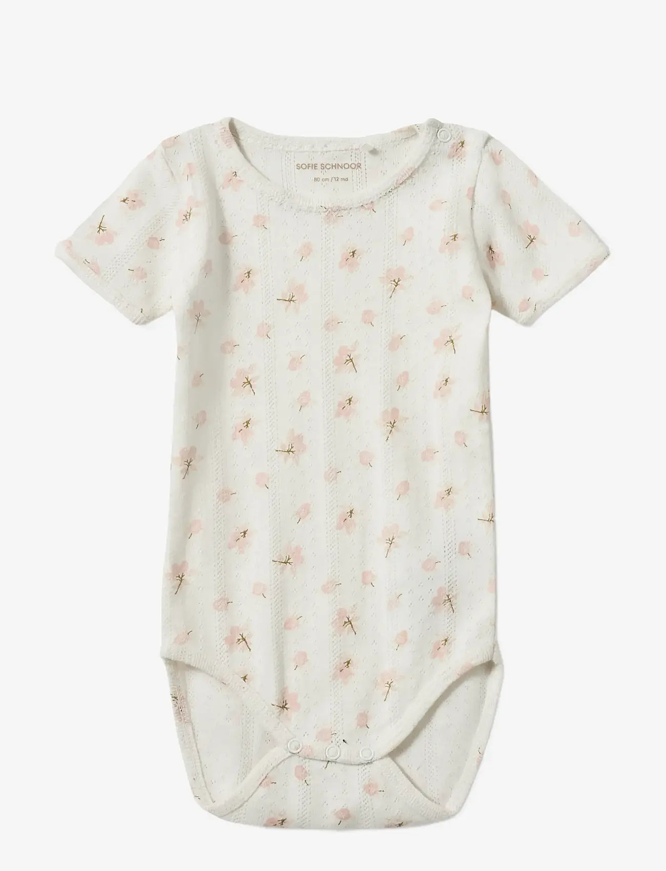 Sofie Schnoor Baby and Kids - DicteKB Bodystocking - laveste priser - off white - light pink - 0