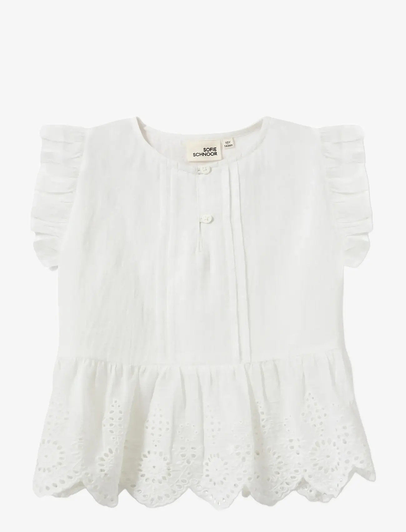 Sofie Schnoor Baby and Kids - JuiletteKB Blouse - bluser & tunikaer - snow white - 0