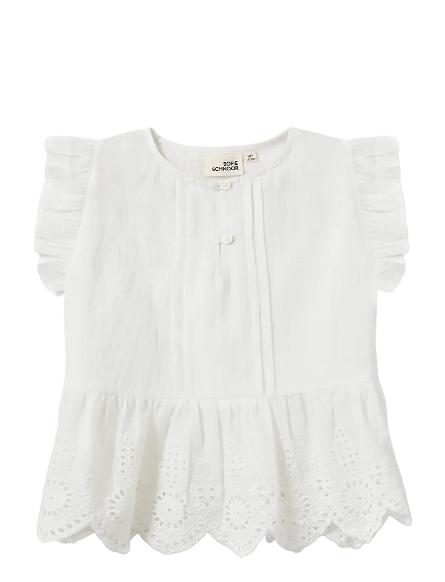 Sofie Schnoor Baby and Kids - JuiletteKB Blouse - blusen & tuniken - snow white - 0