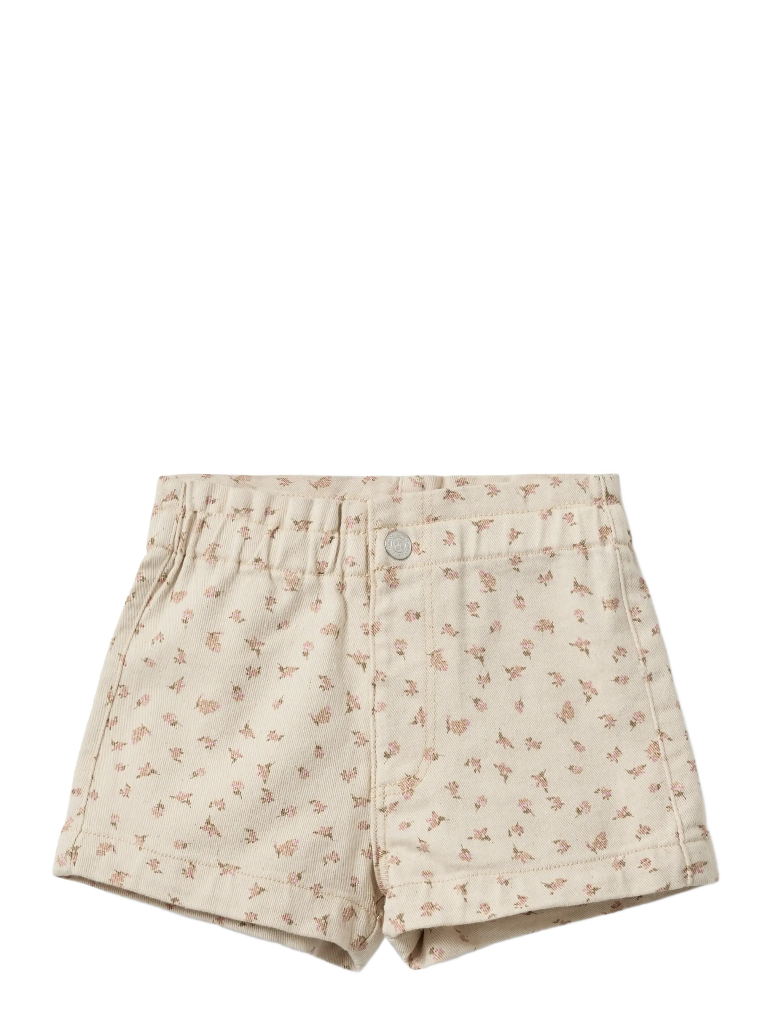 Sofie Schnoor Baby and Kids MaiseKB Shorts - Kläder - OFF WHITE W AOP / pink/rose