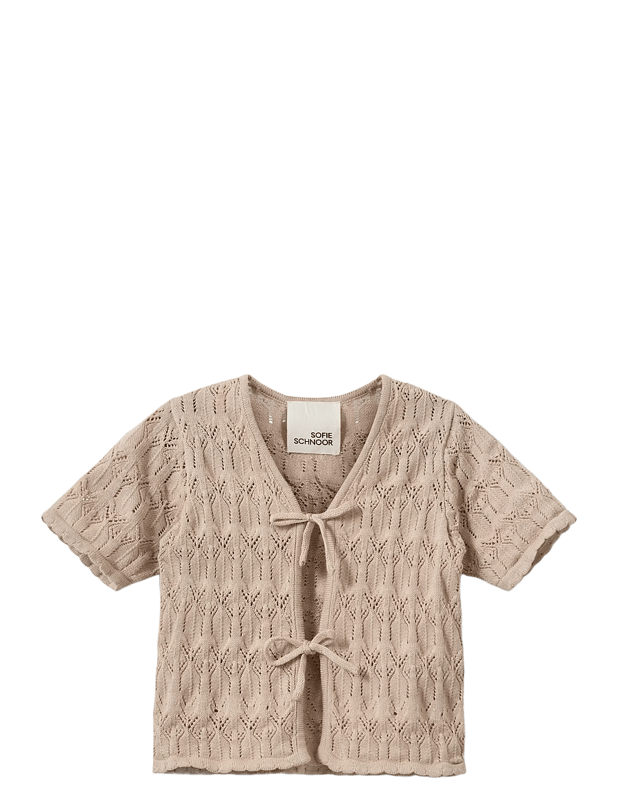 Sofie Schnoor Baby and Kids - FlorianaKB Cardigan - cardigans - light sand - 0