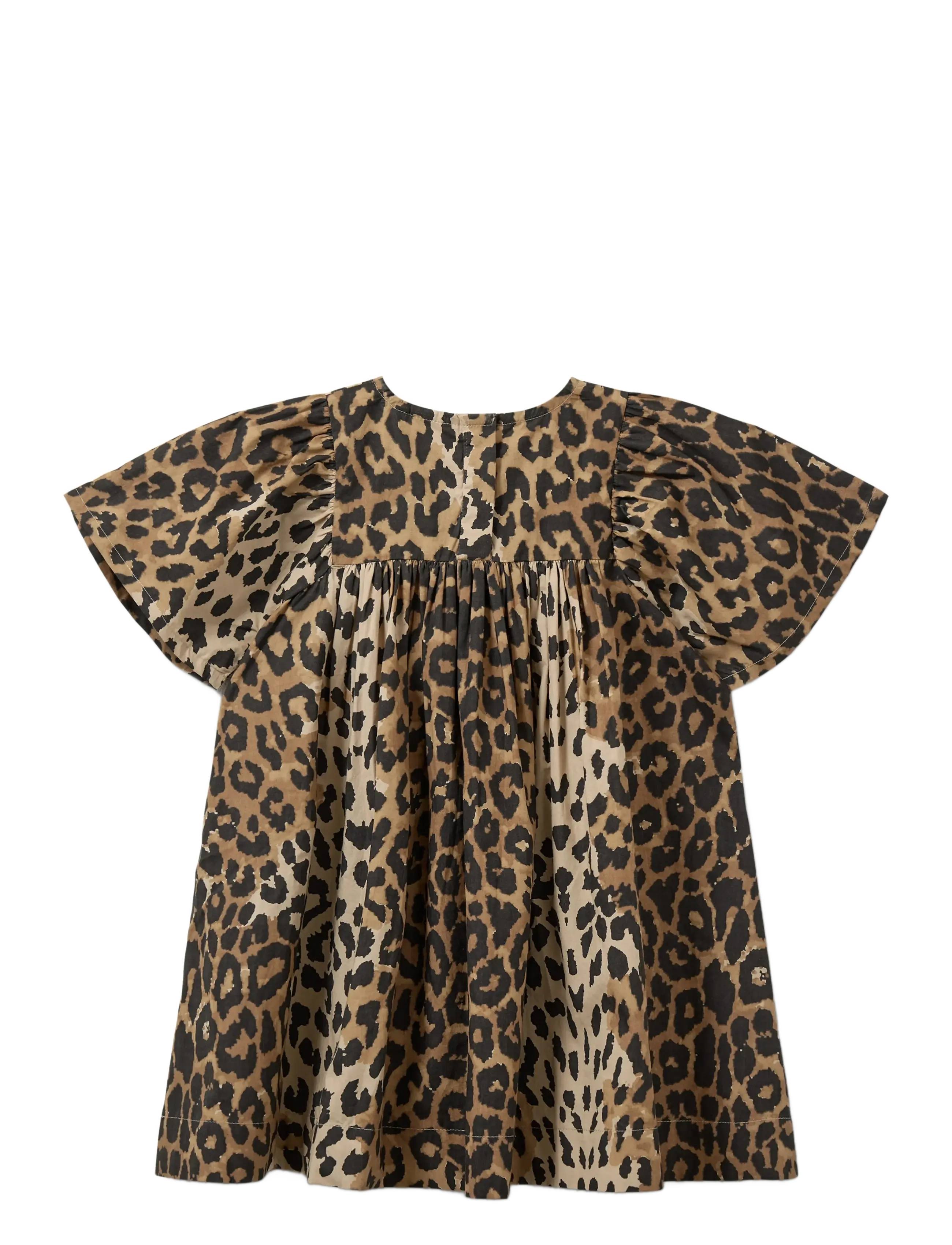Sofie Schnoor Baby and Kids - LissieKB Dress - kortærmede hverdagskjoler - leopard - 1